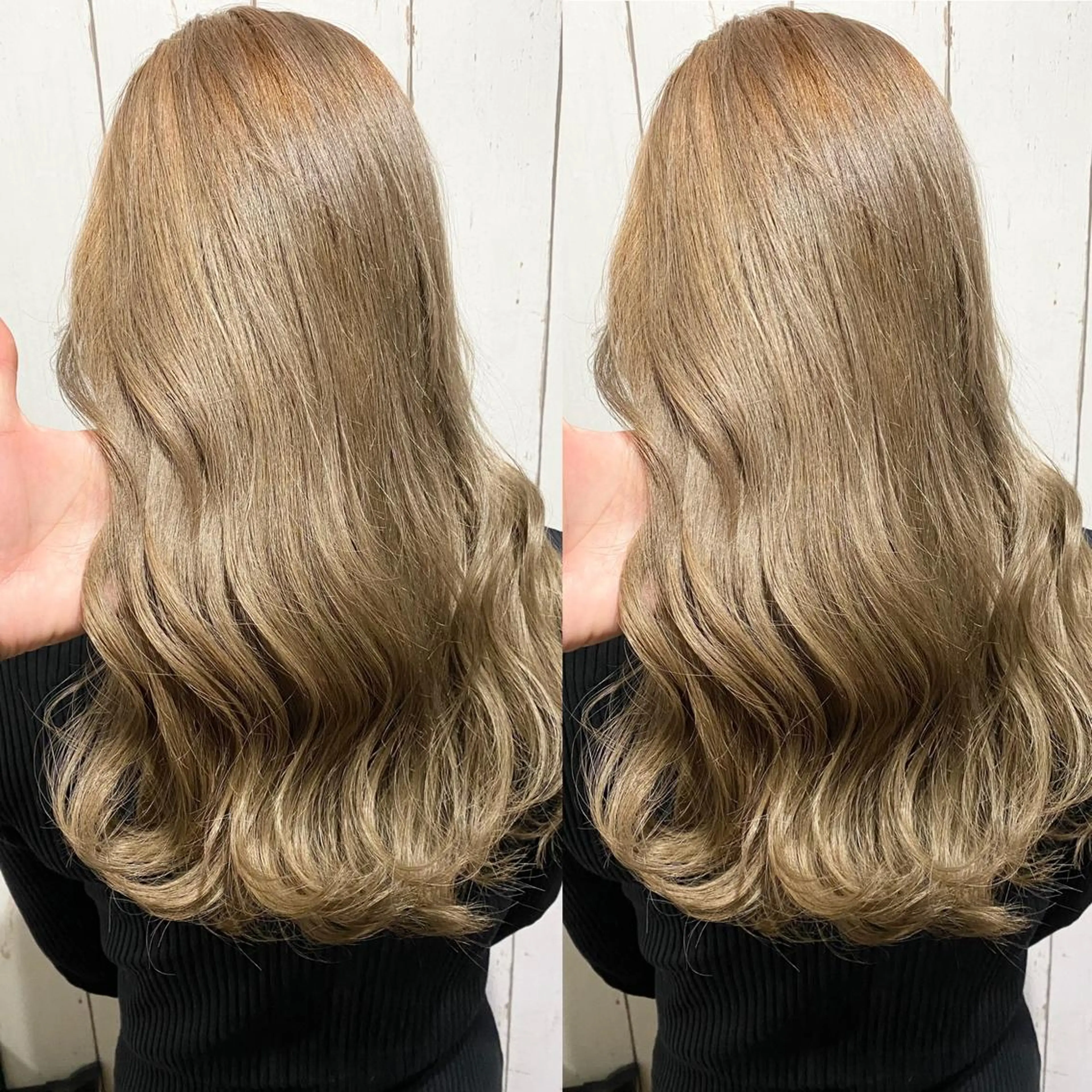 ロング カラー パーマ ヘアアレンジ アッシュ バレイヤージュ ベージュカラー ブリーチ 透明感カラー ヘアカラー トリートメント RecheRche【池袋】所属・👑指名率No.1 👑坂口飛翔のヘアスタイル