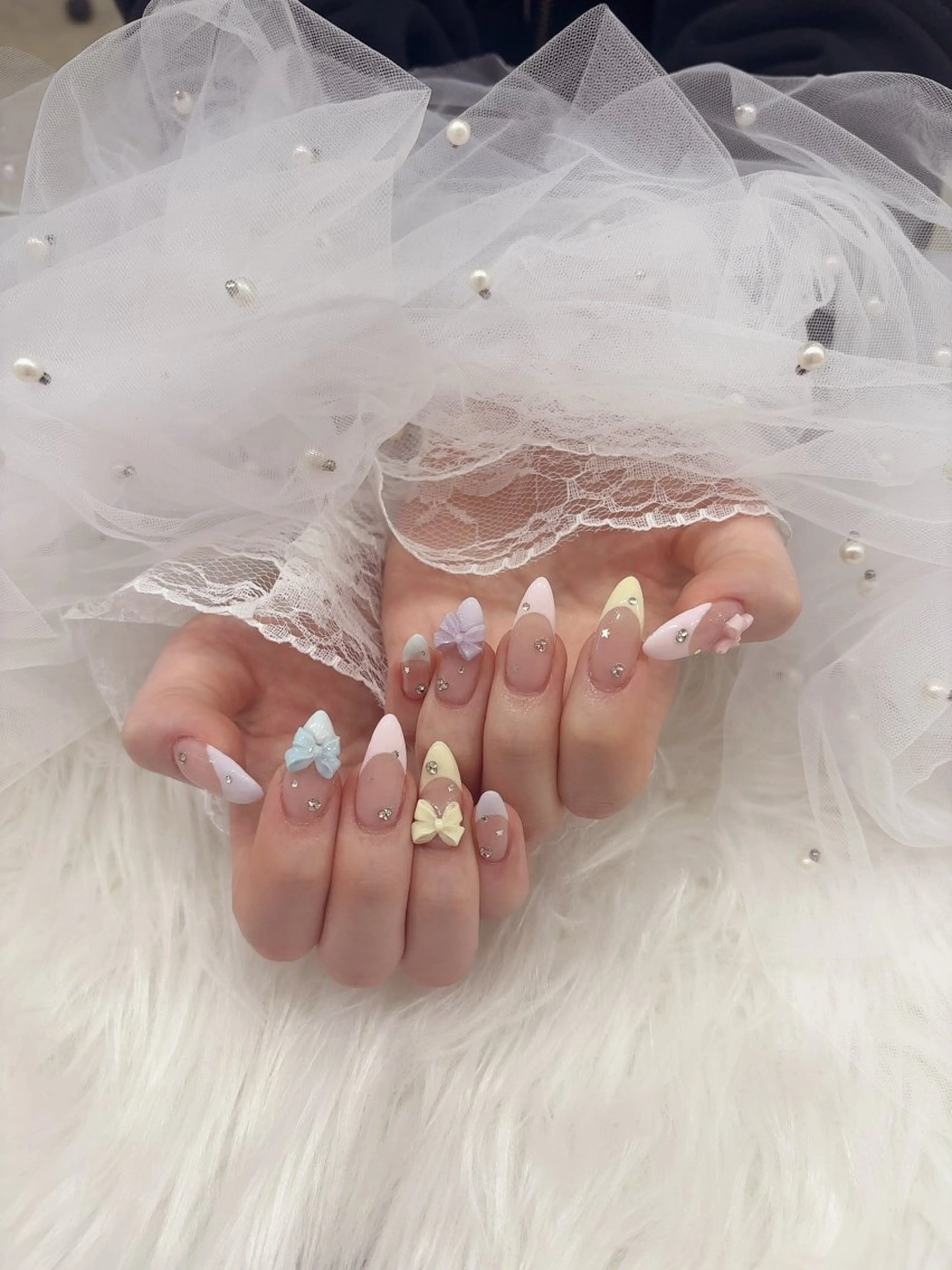 ネイル 🎀ナナミ/ガー リー/スカルプ🎀のネイルデザイン