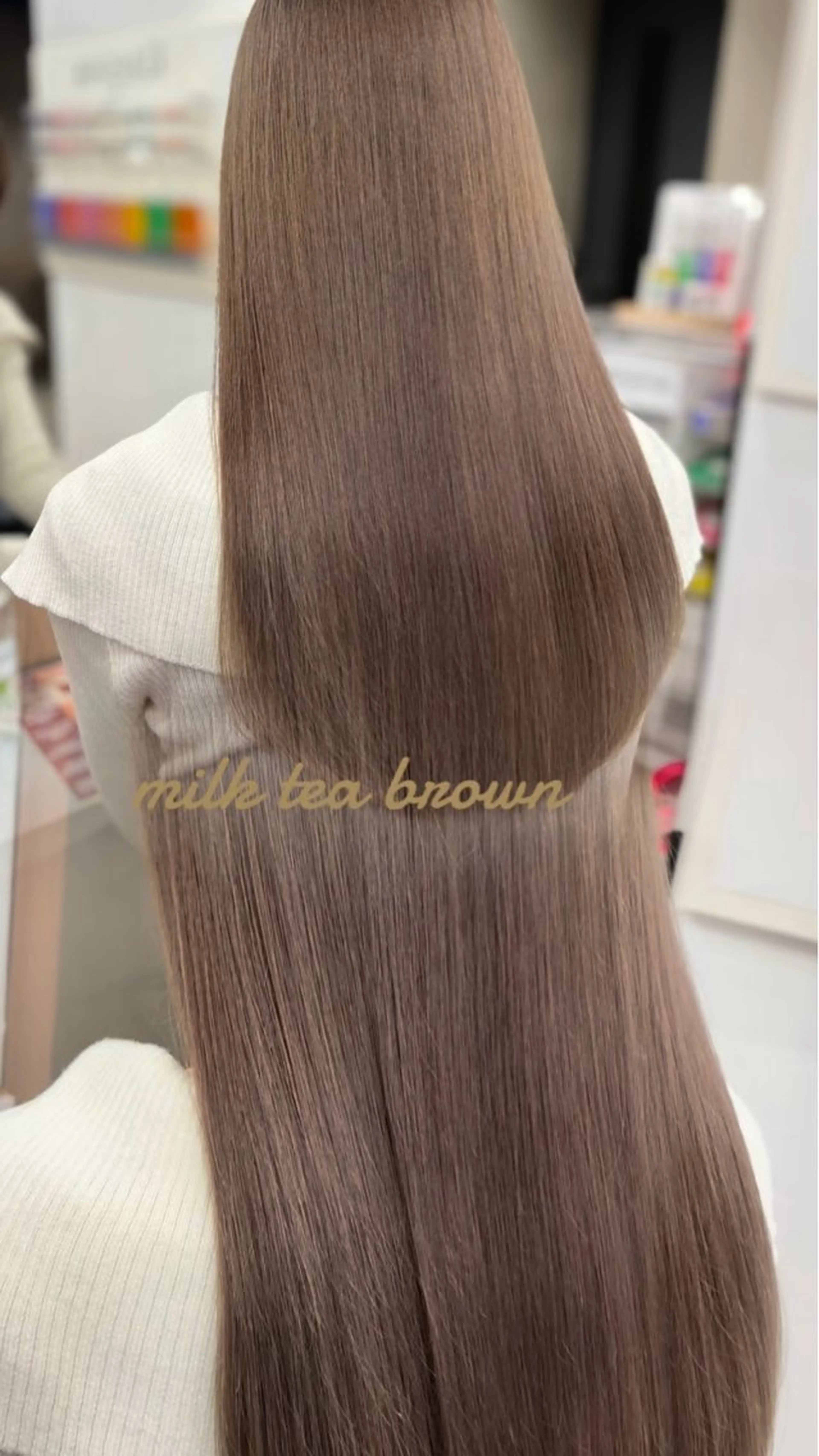 ロング ヘアカラー 横浜lapis amaneのヘアスタイル