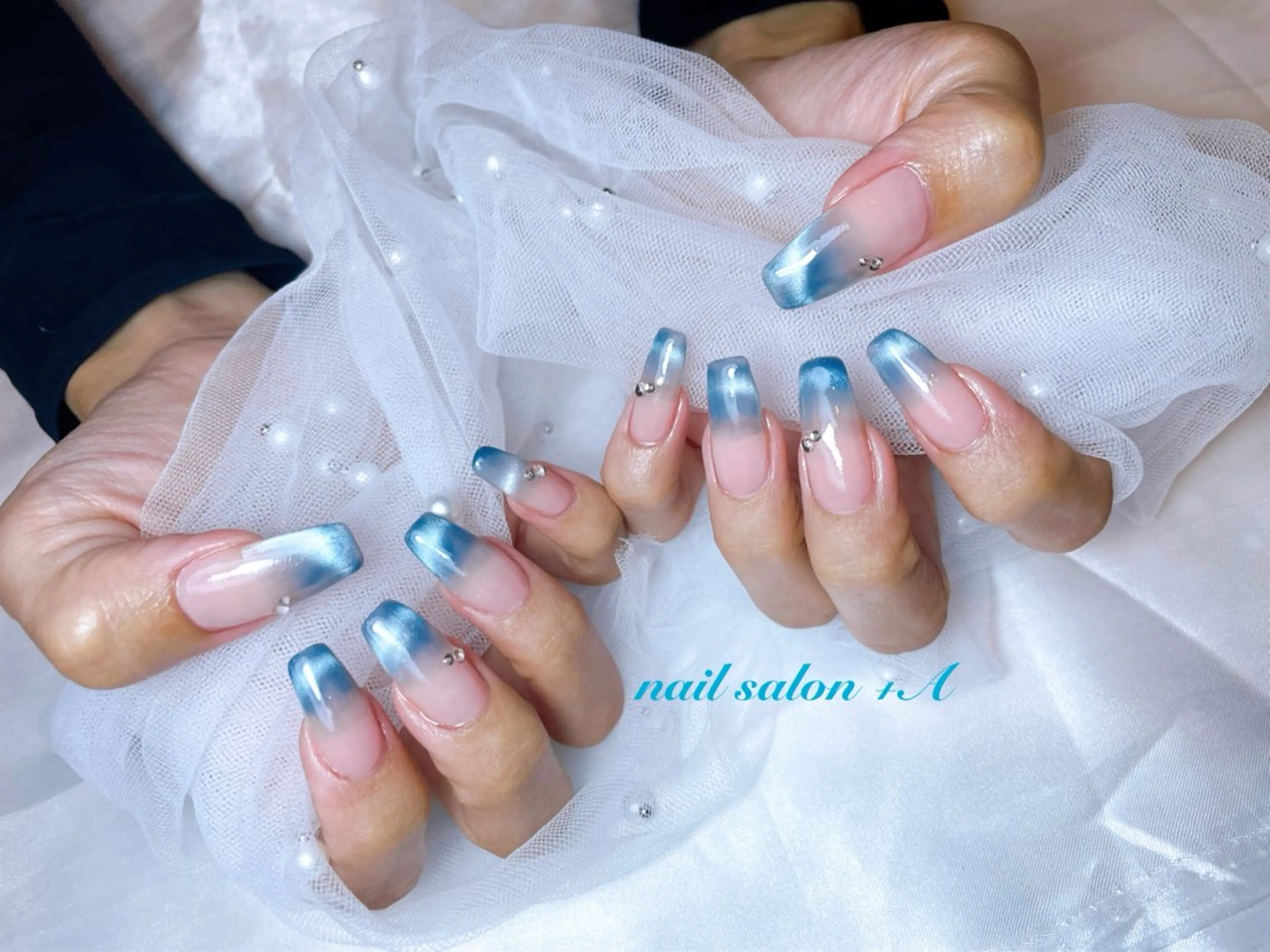 ロング ハンドネイル Nail Salon +Aのネイルデザイン