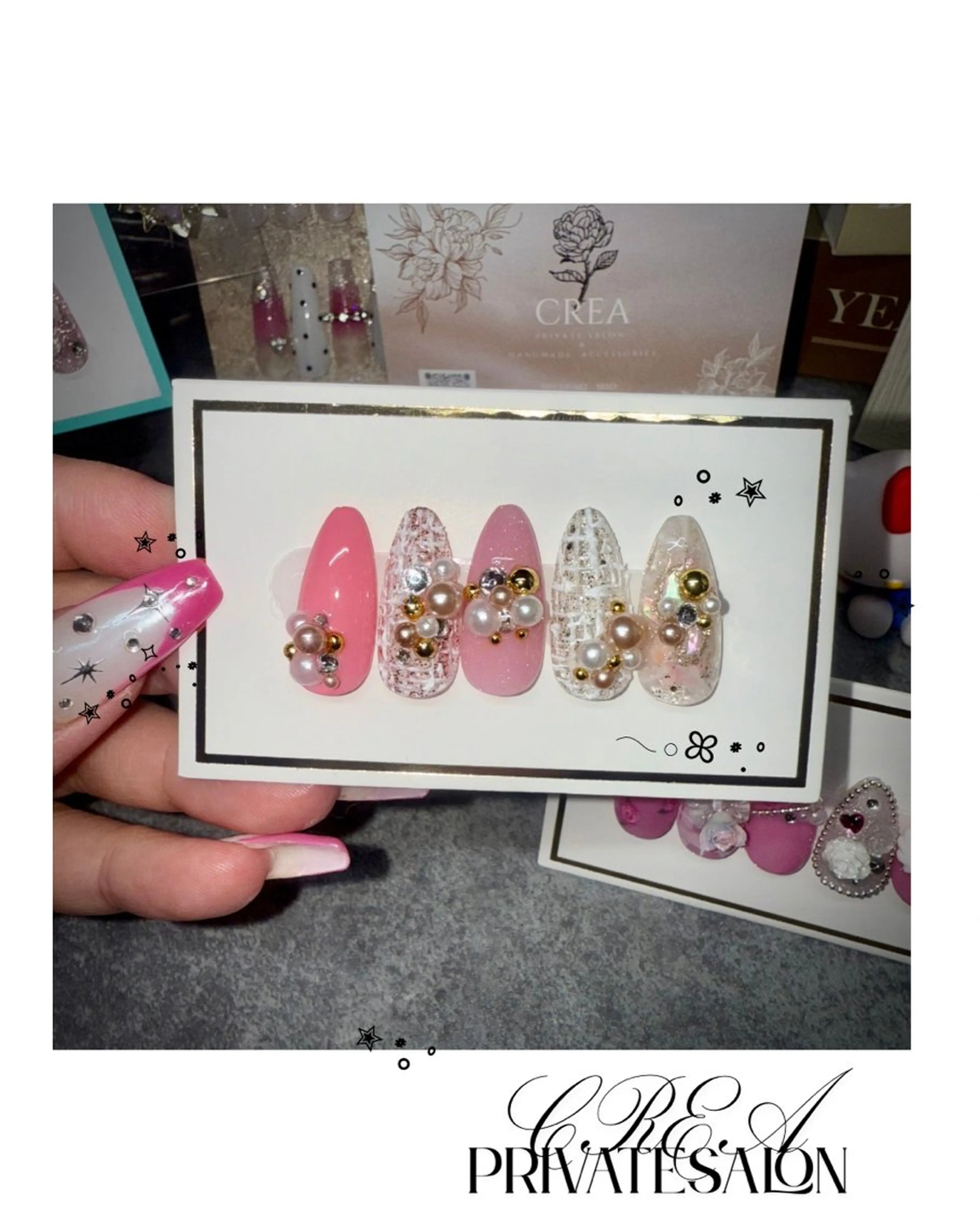 ネイル ハンドネイル CREA nailsalonのネイルデザイン