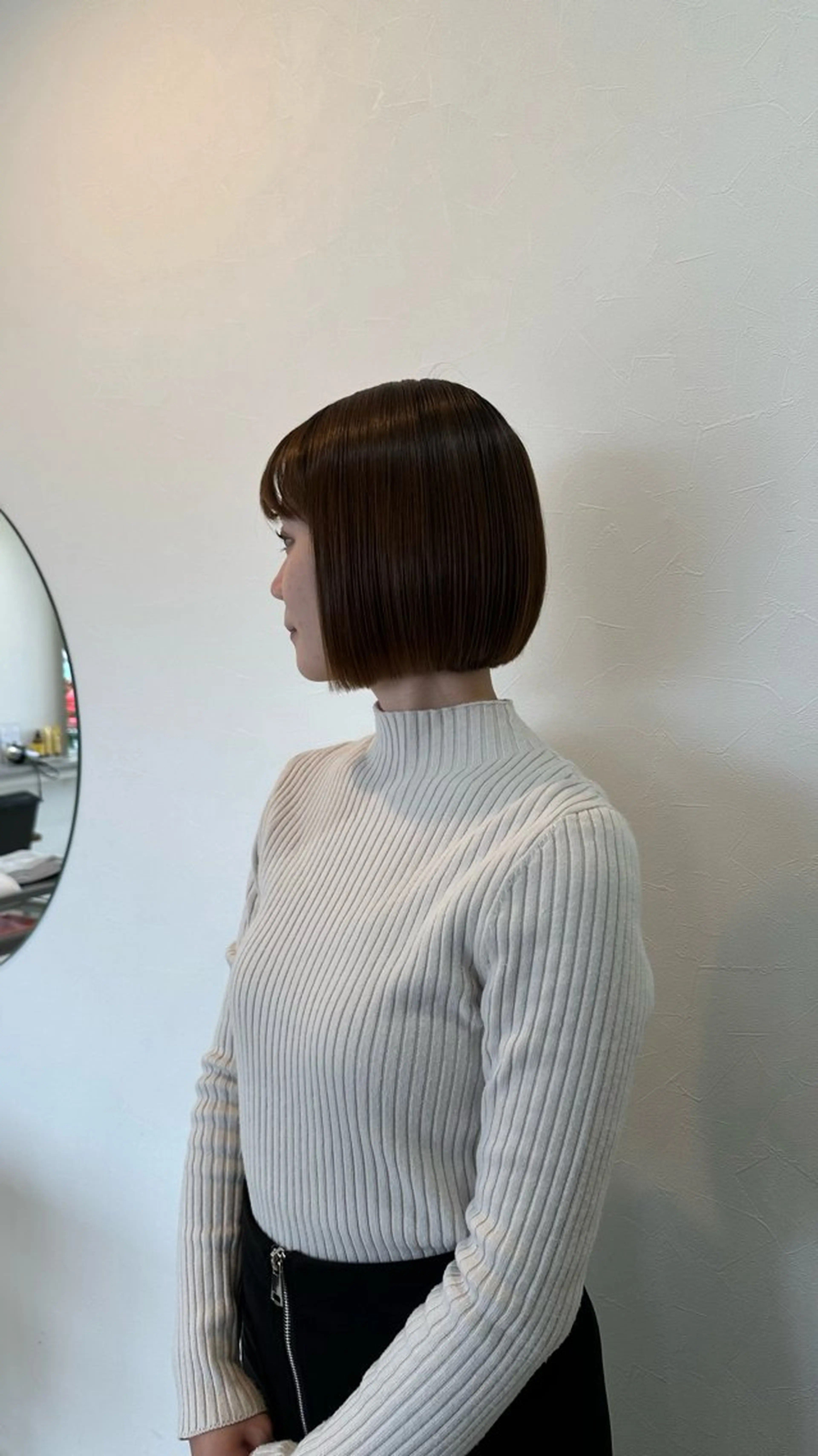 ショート ボブ enrichミヤモト ヒロヤのヘアスタイル