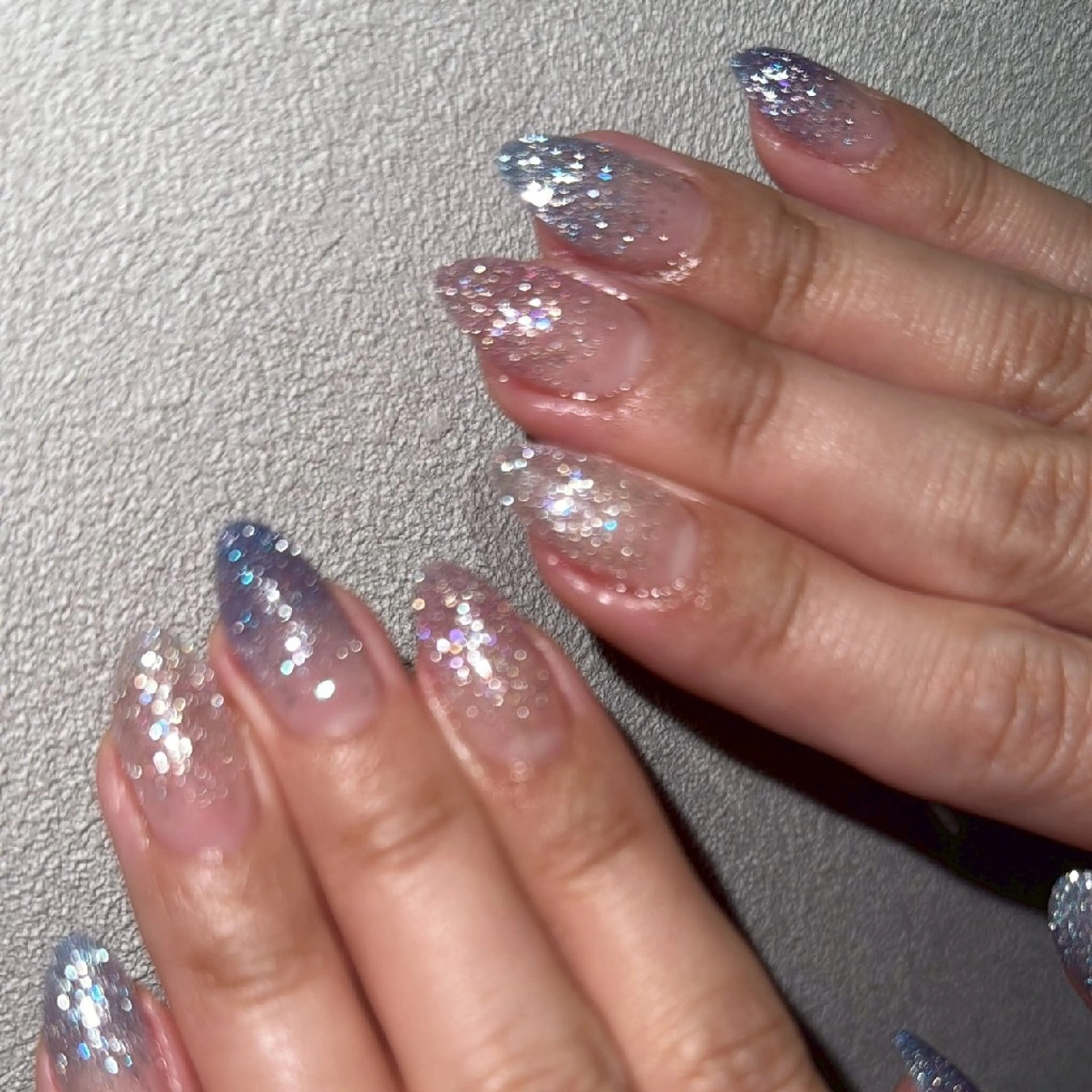 ネイル フラッシュネイル ラメ(グリッター) ハンドネイル Nanami 💅のネイルデザイン