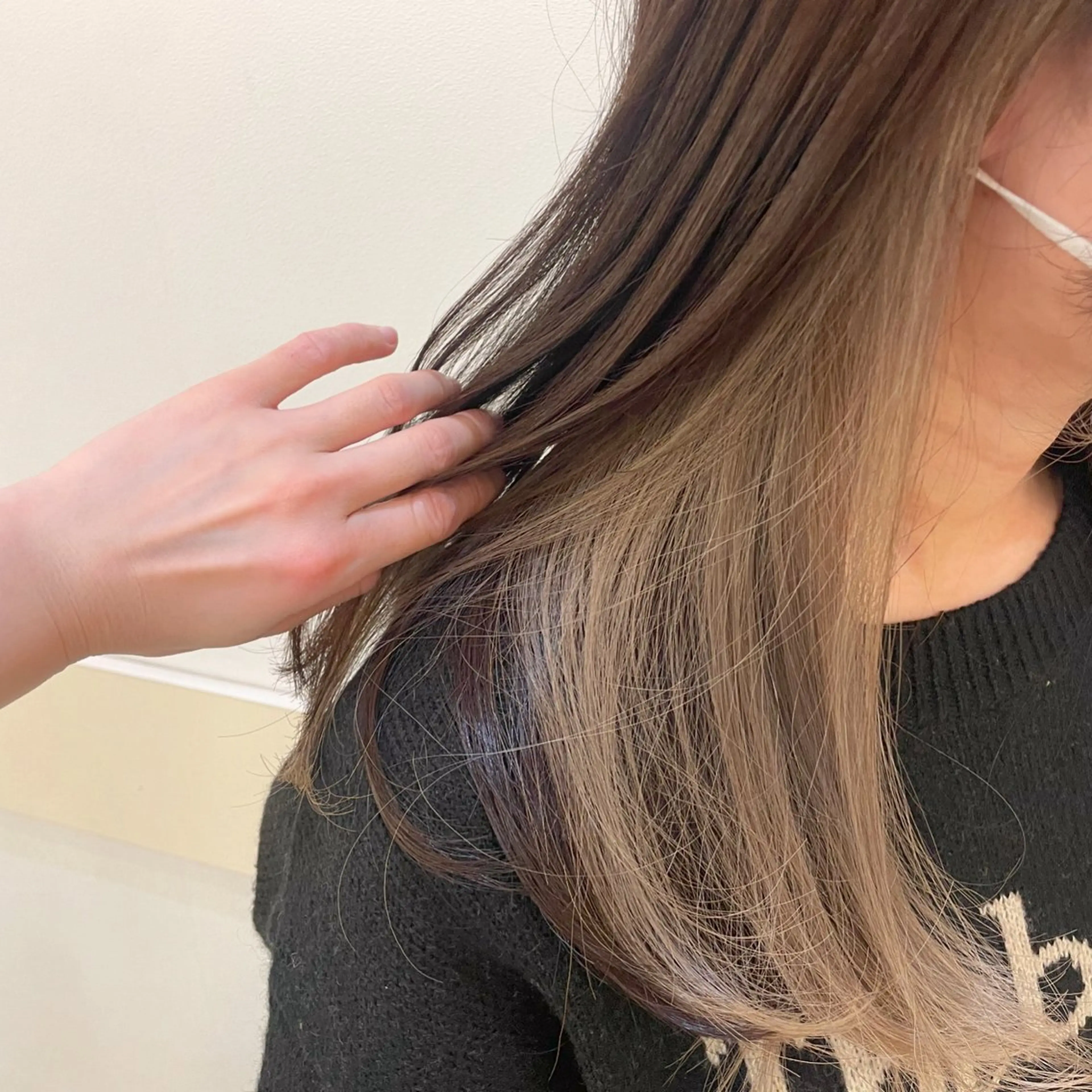 セミロング カラー ヘアカラー トリートメント リリー /Men's/パーマのヘアスタイル