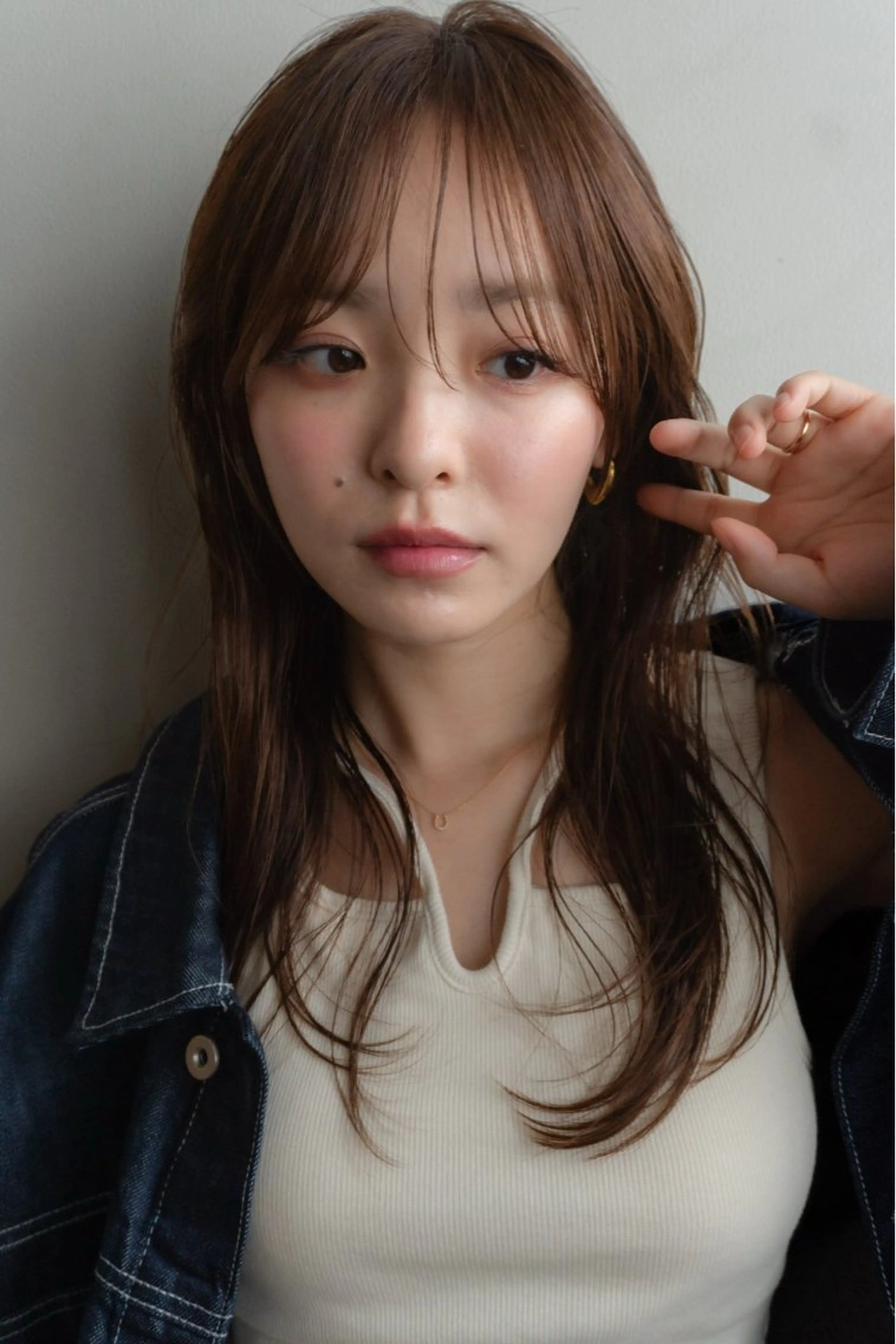 セミロング カラー レイヤーカット 似合わせカット 小顔カット カット ヘアカラー トリートメント レイヤー/似合わせ TAKUYAのヘアスタイル