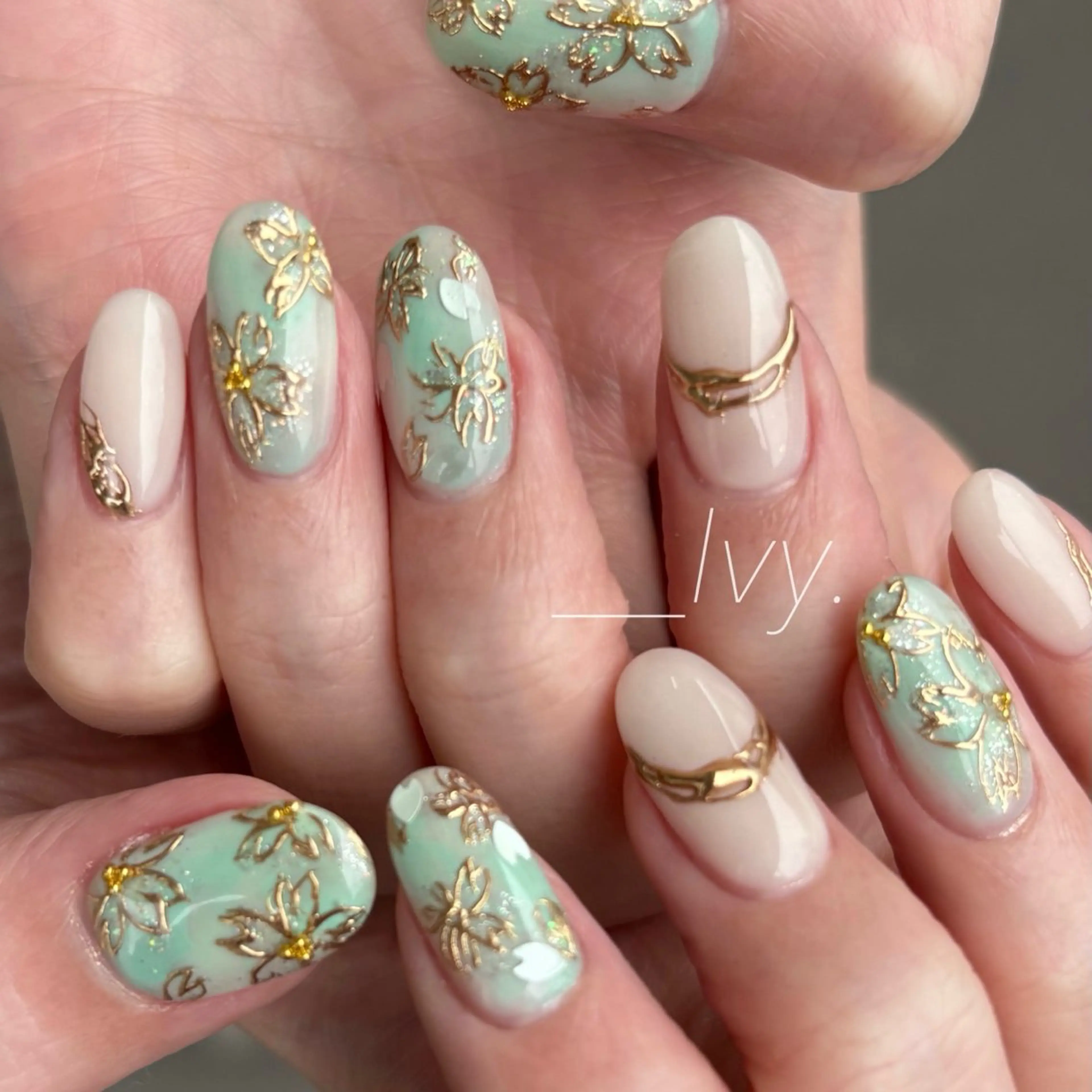 ネイル ハンドネイル ハンドケア nail salon Ivy【放出】のネイルデザイン