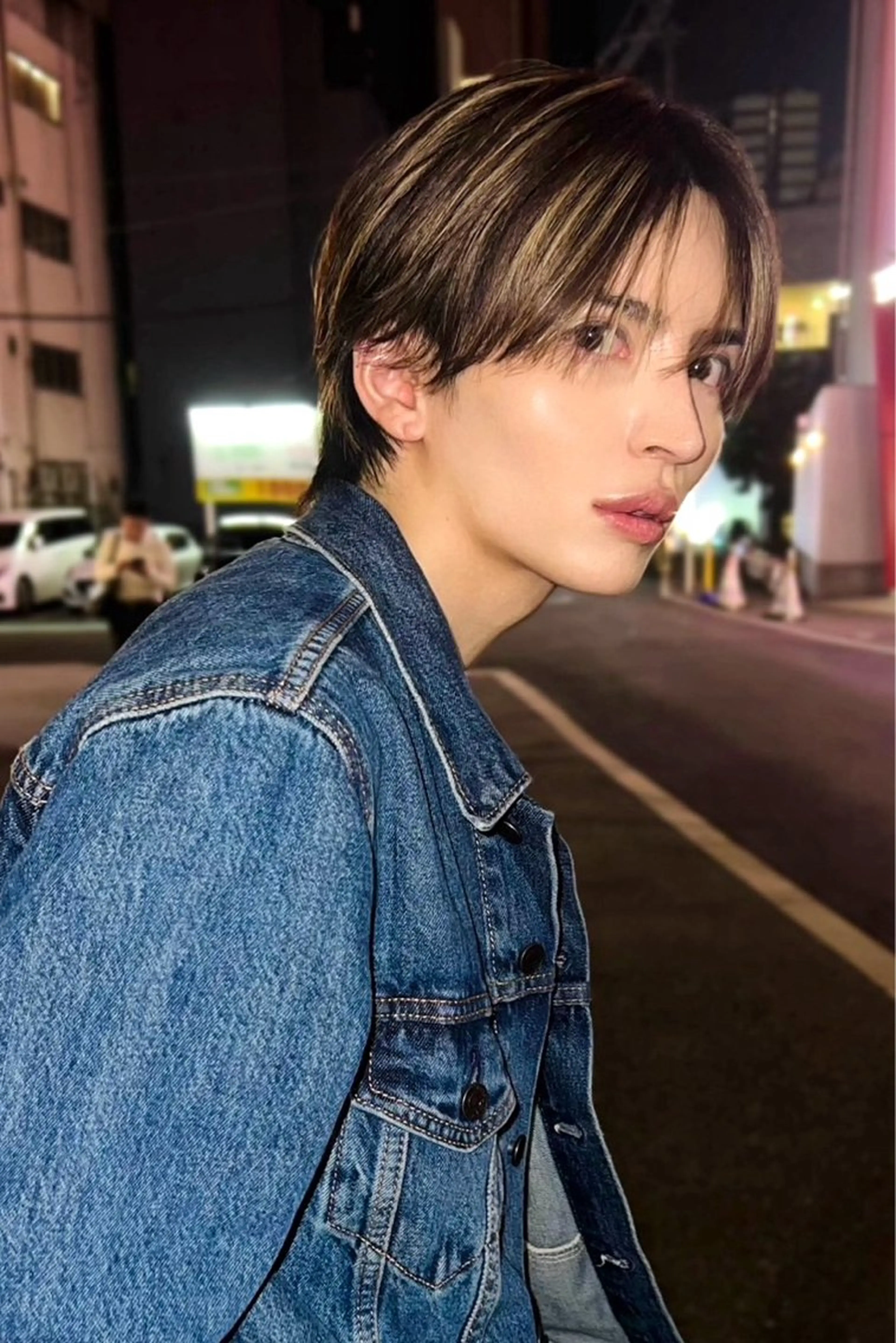 ショート メンズ カット ヘアカラー 縮毛矯正 トリートメント レイヤーカット 艶髪/西尾 幸樹のヘアスタイル