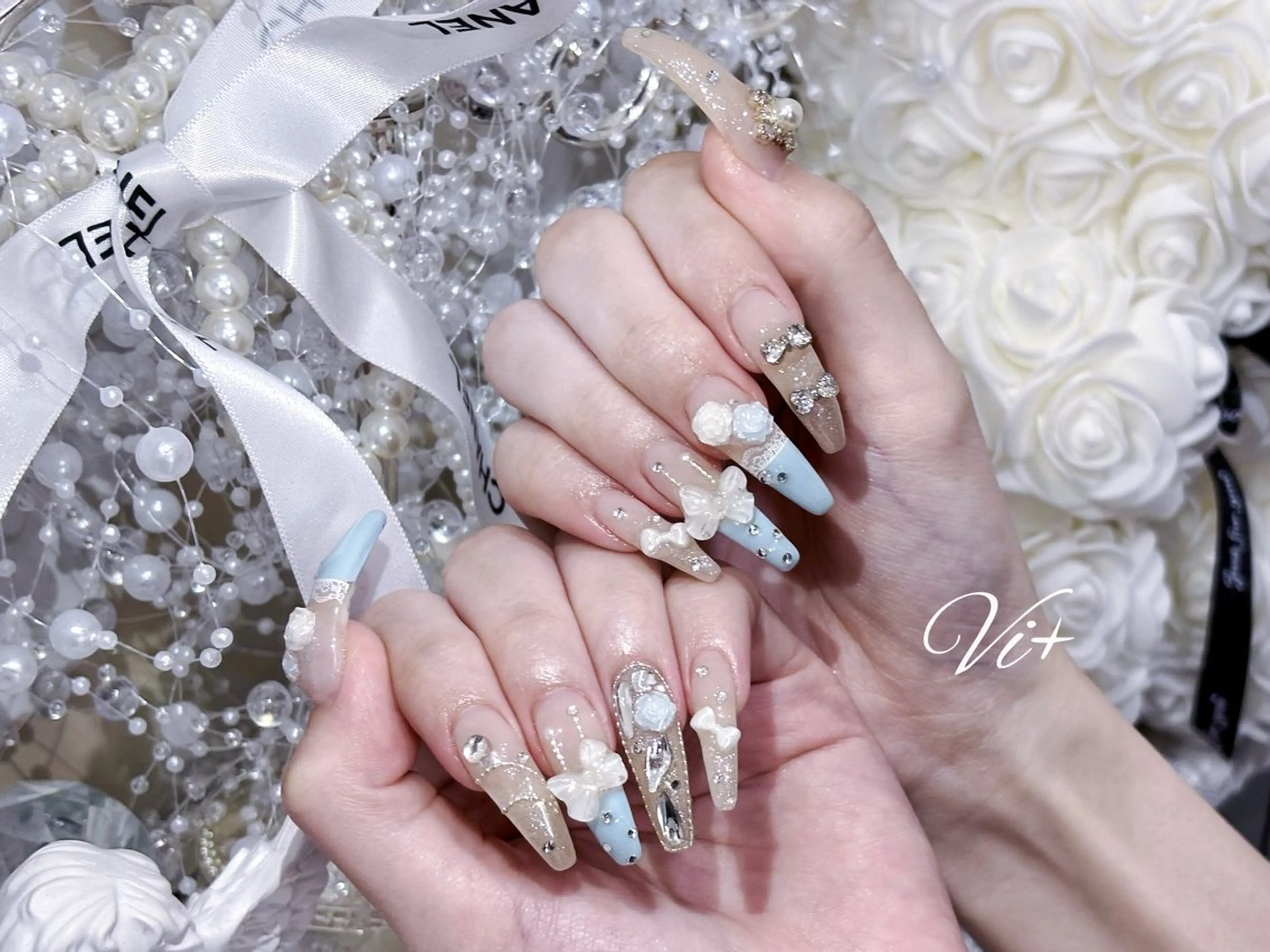 ネイル ハンドネイル Nailsalon Vi+ももか🩷のネイルデザイン