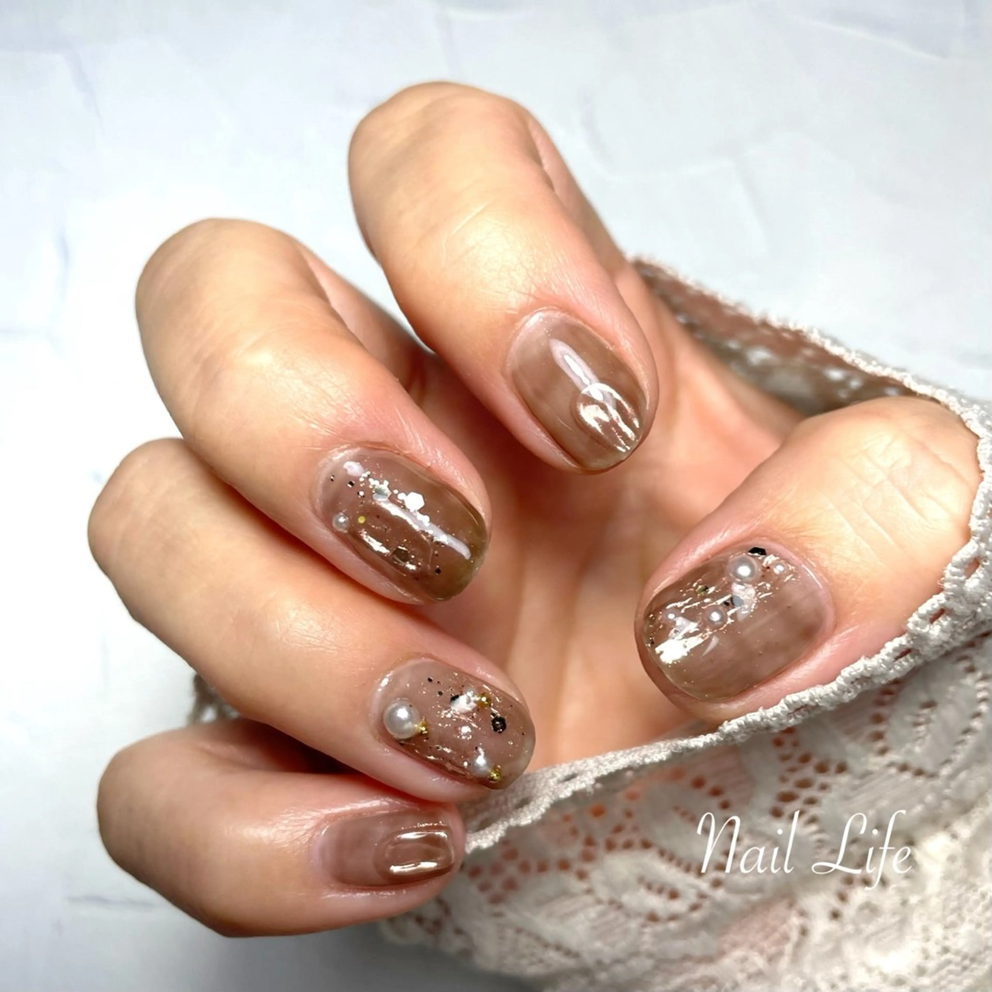 ネイル 冬ネイル クリスマス 大嶋 めぐみのネイルデザイン