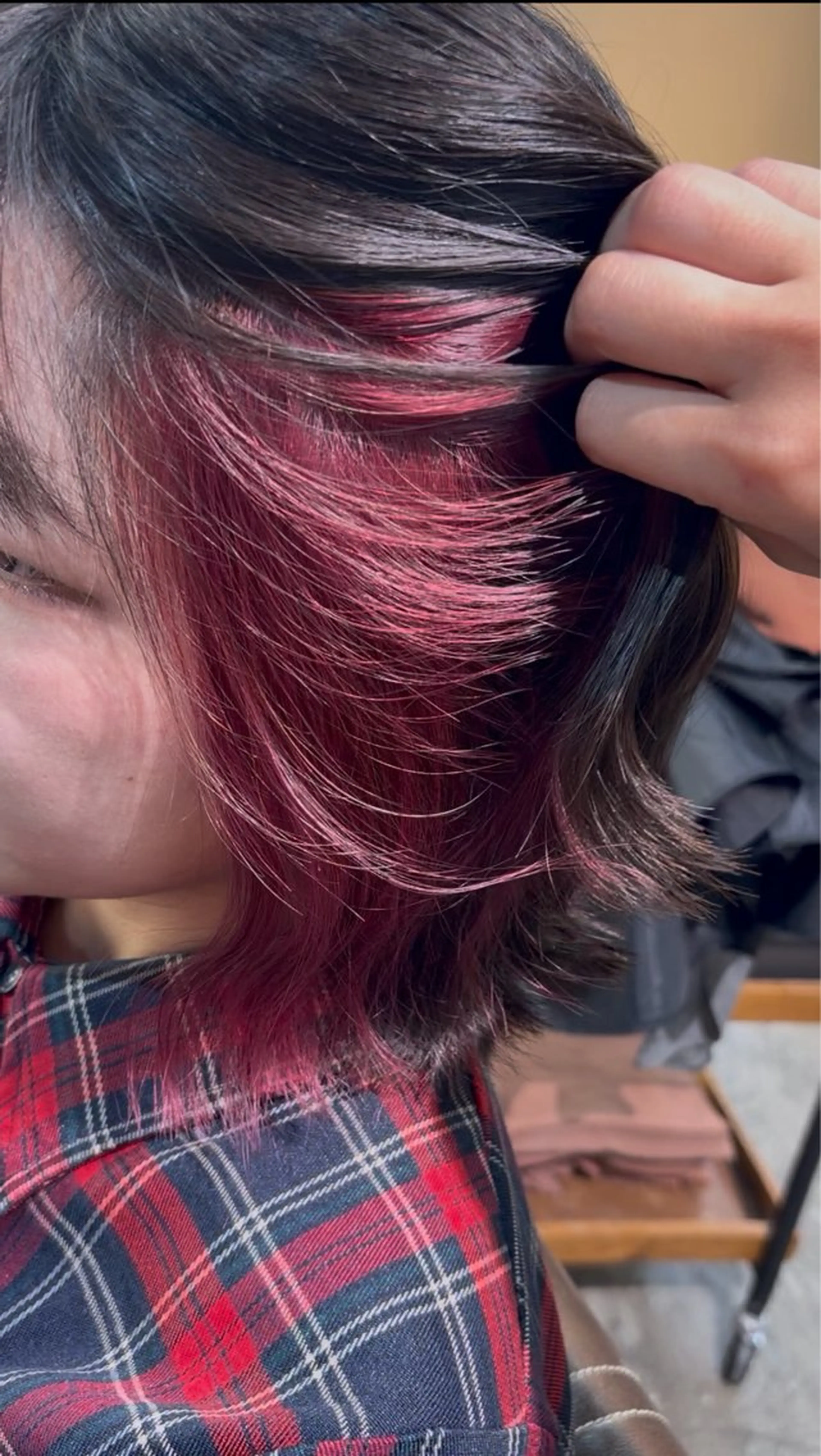 似合わせカット🌞✨＋インナーカラー💇🏻‍♀️（ブリーチ込み）¥14500の写真