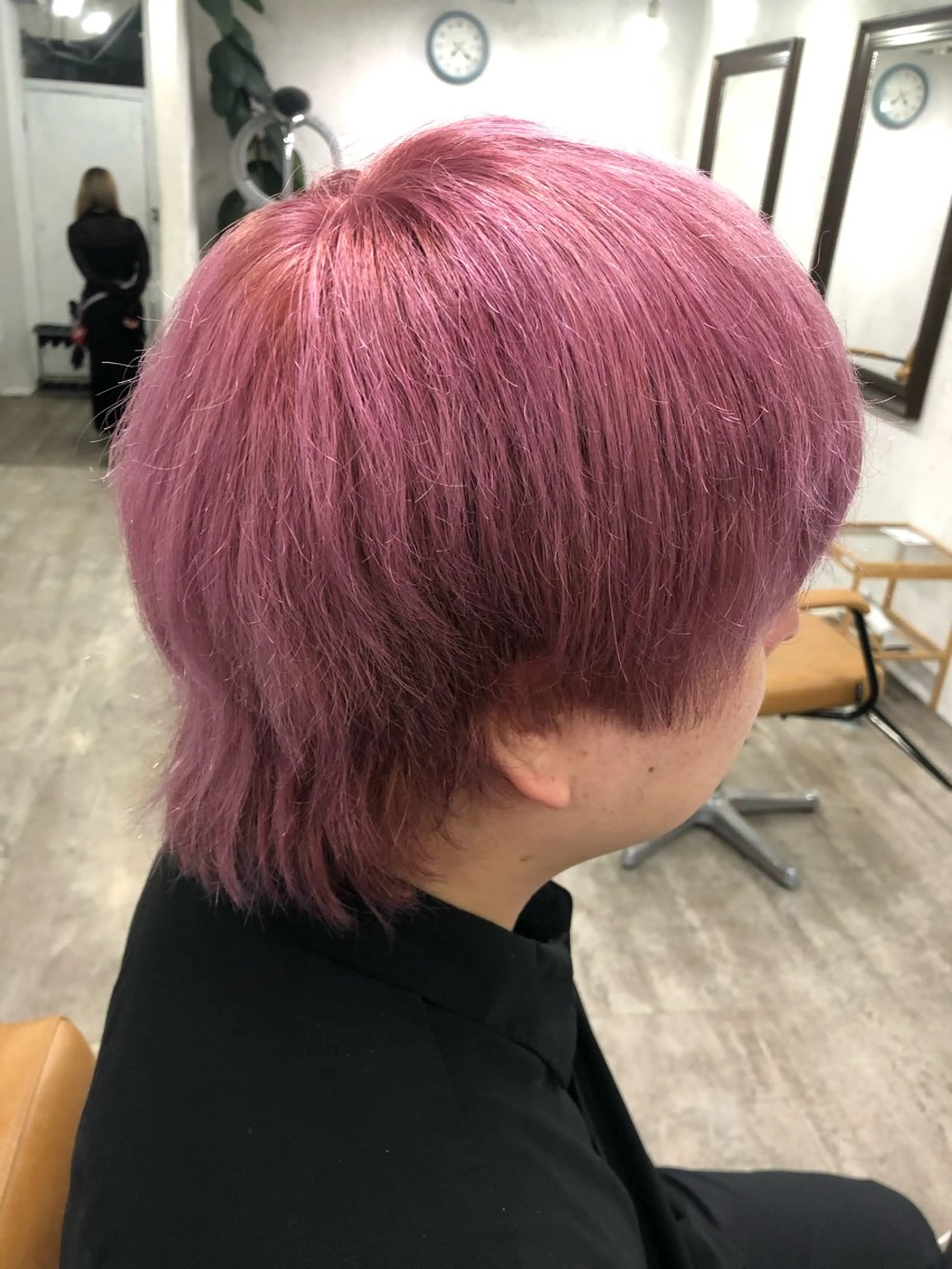 ショート カラー ヘアカラー トリートメント ヘッドスパ ヘアセット ️韓国ヘア／レイヤー カットYūka❤️のヘアスタイル