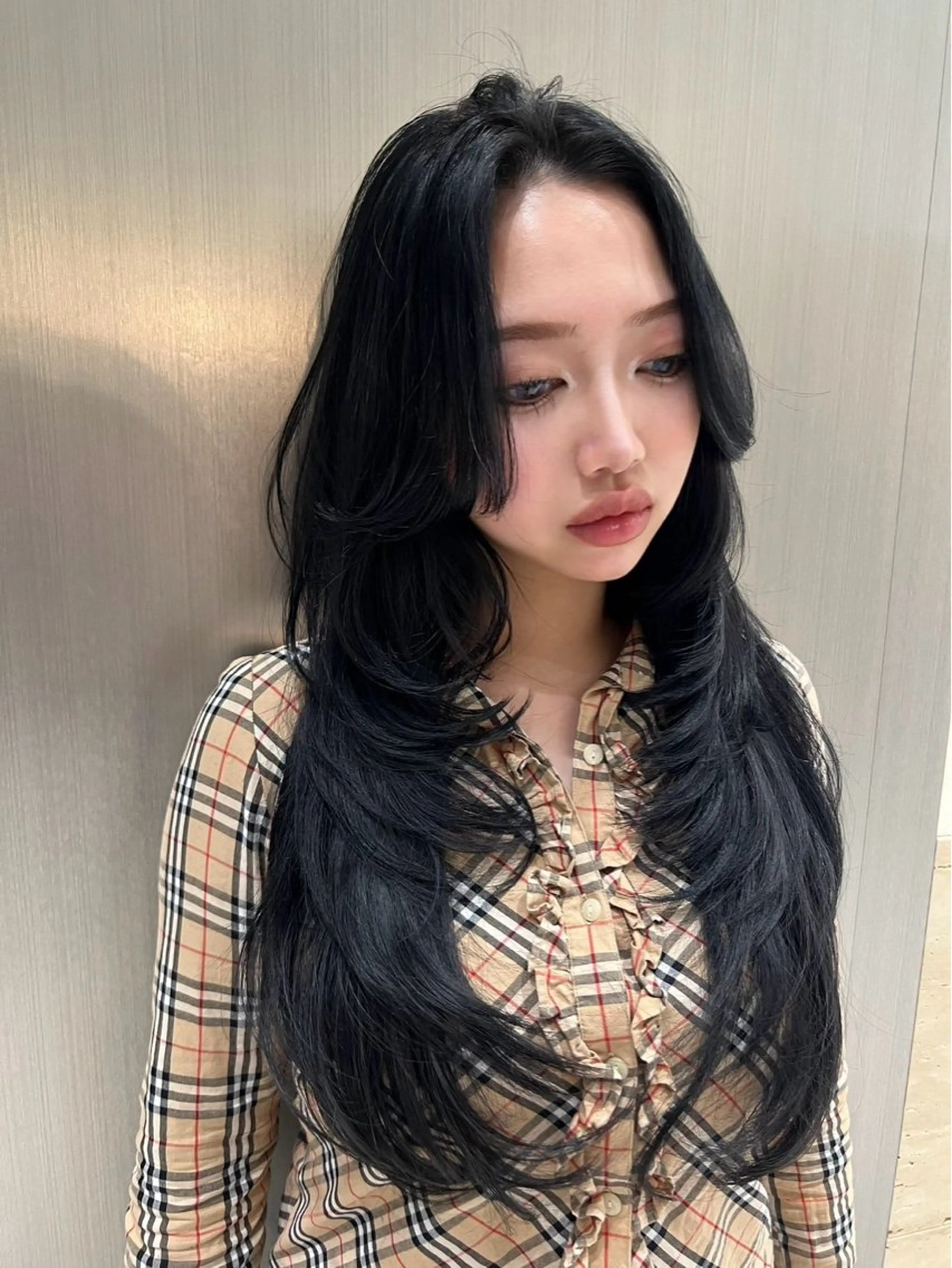 ロング ヘアカラー トリートメント 福岡天神/さや 当日予約空きありのヘアスタイル