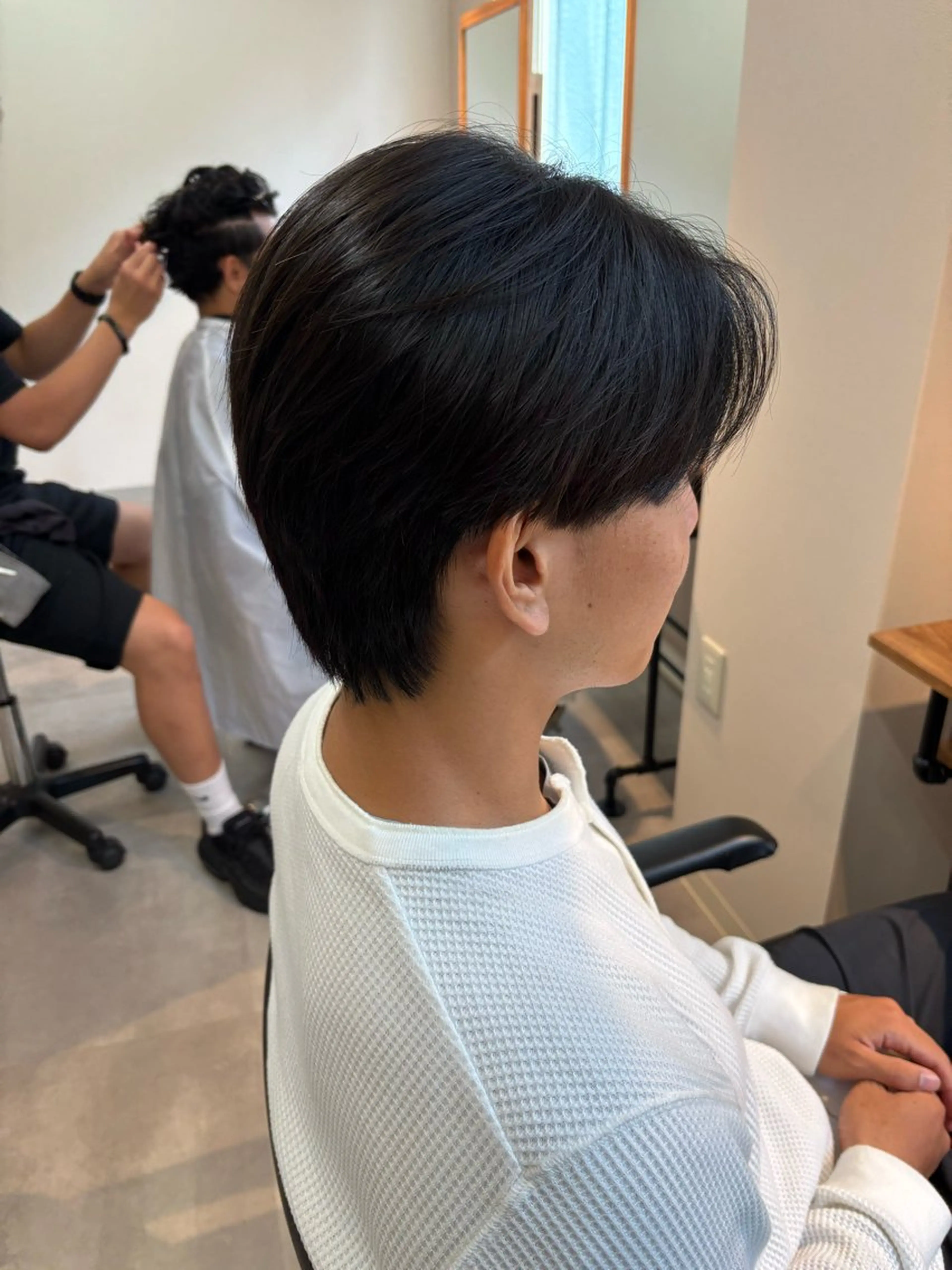 メンズ センターパート カット 保立/メンズパーマ /メンズカット千葉のヘアスタイル