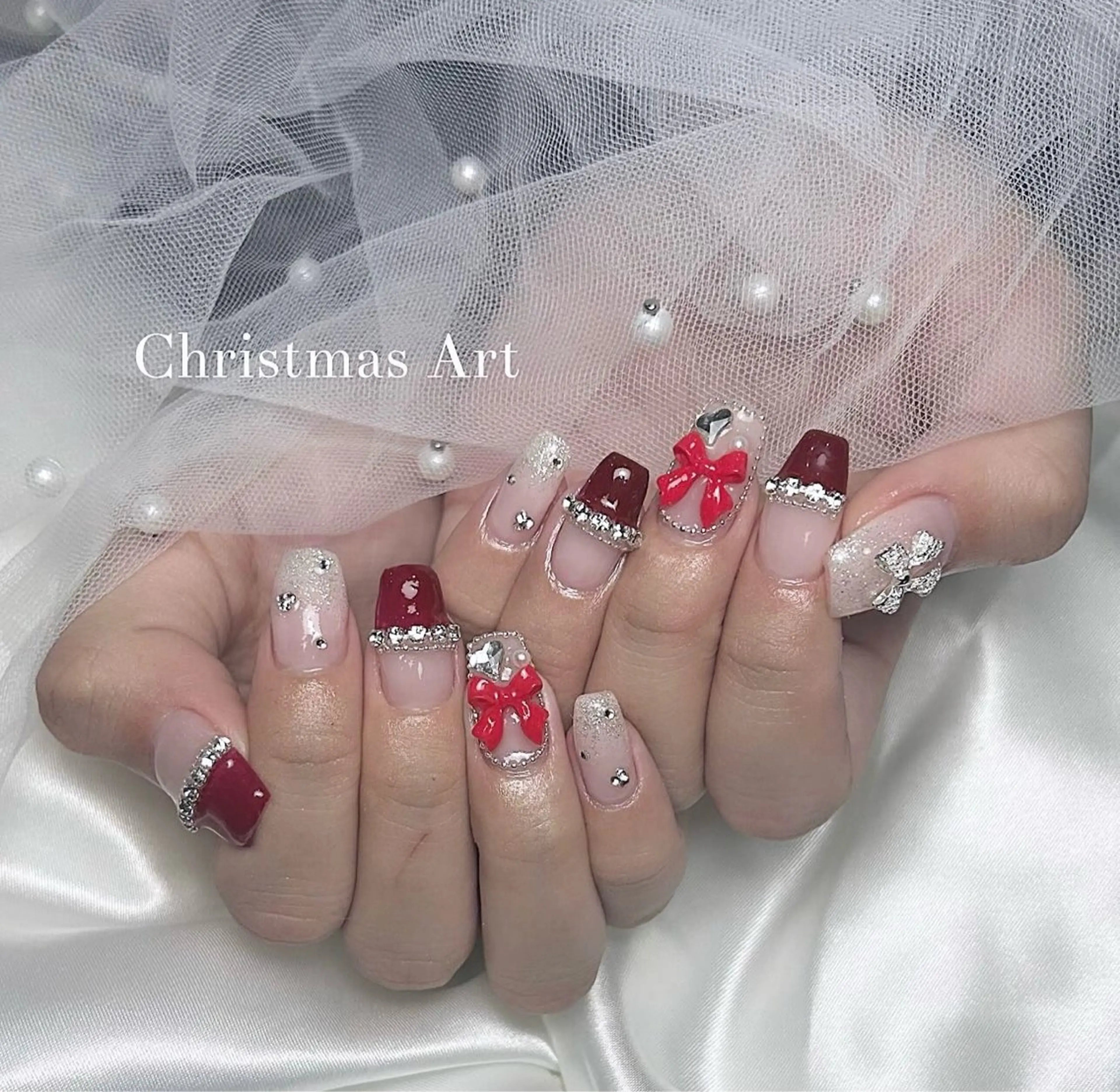 ネイル 冬ネイル クリスマス SIRIUS manakaのネイルデザイン