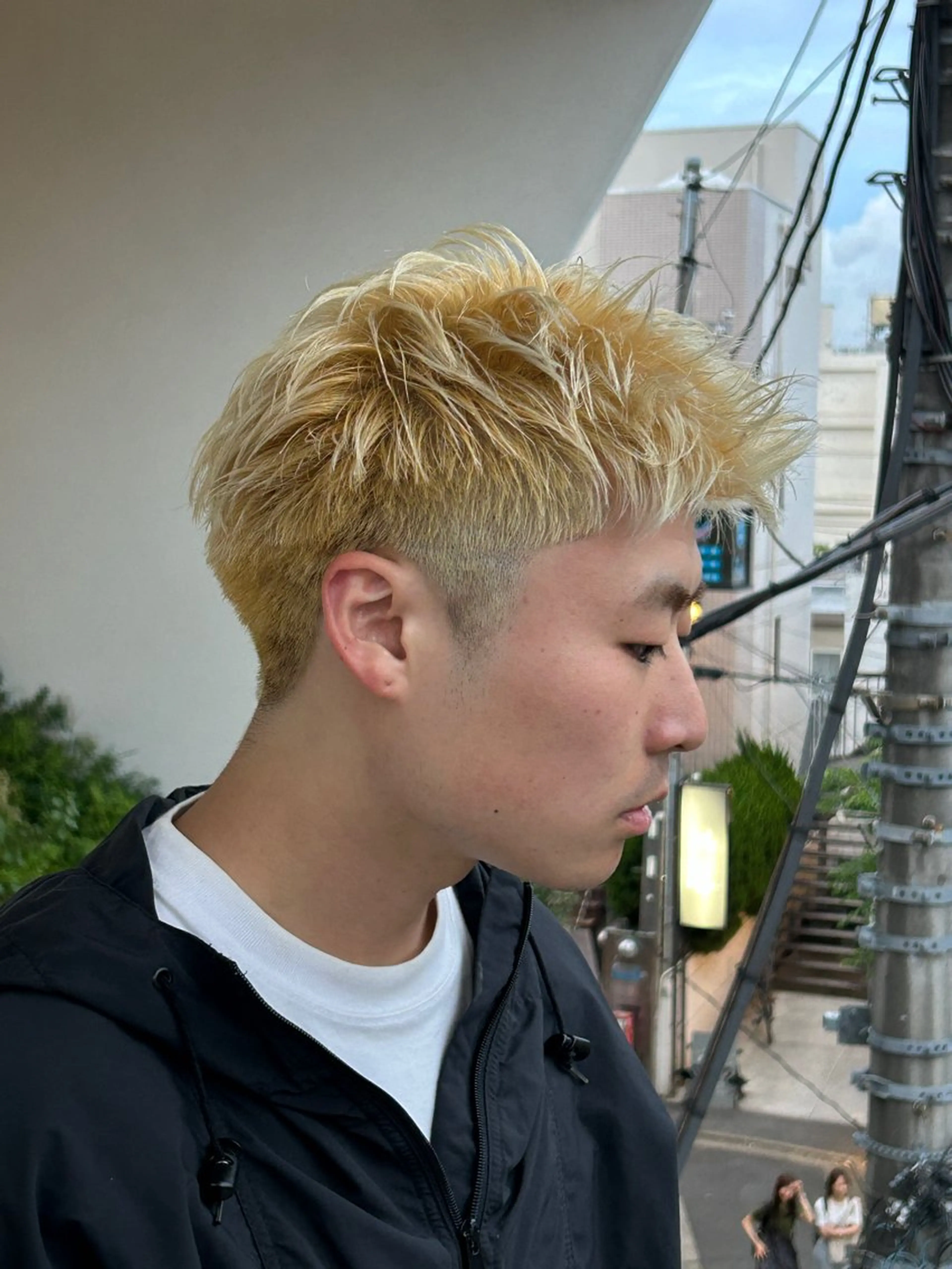 メンズ カット トリートメント ヘッドスパ ヘアセット カズキ🌼曲がる 縮毛矯正のヘアスタイル