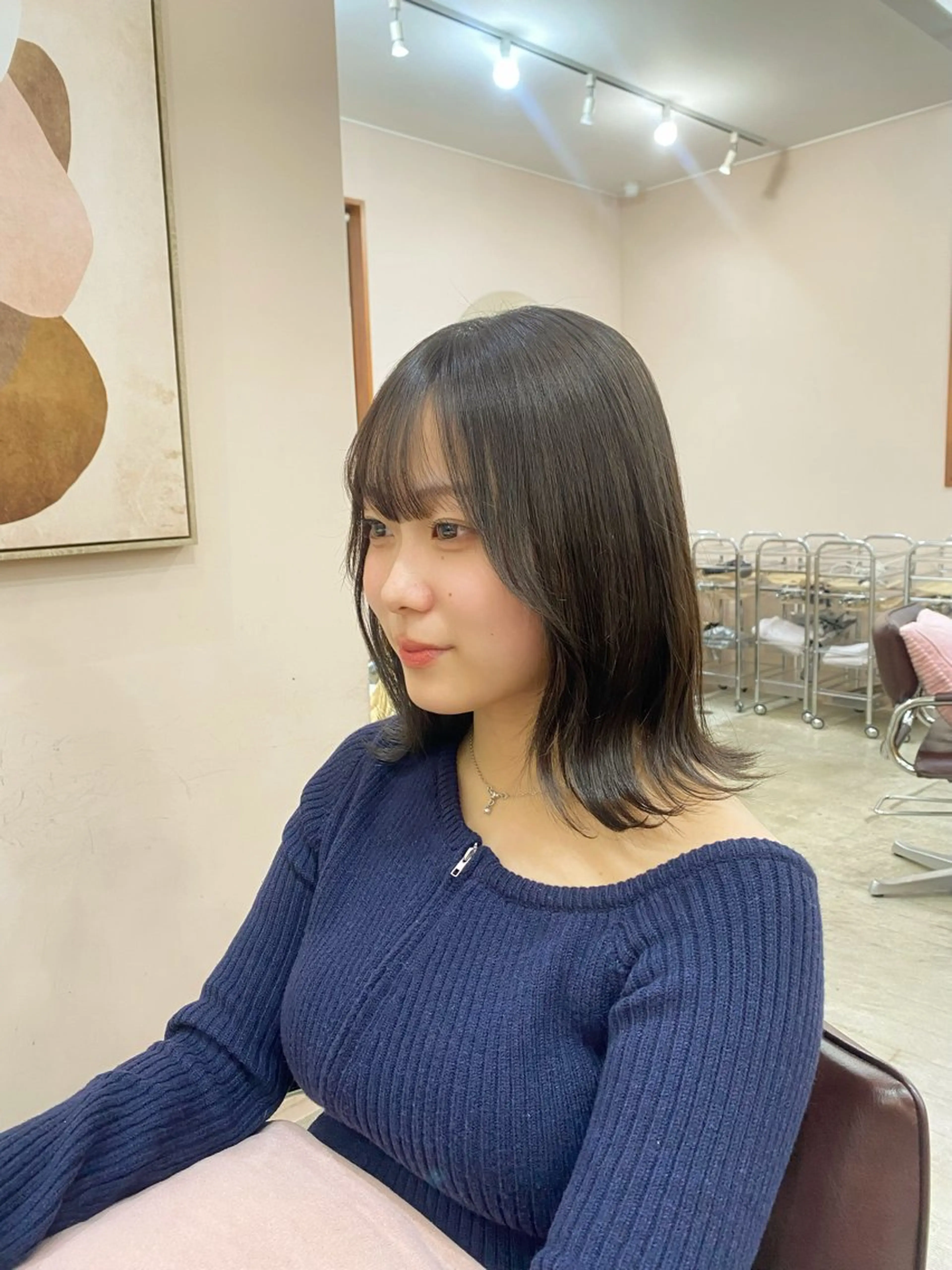 カラー 君島 花楓のヘアスタイル