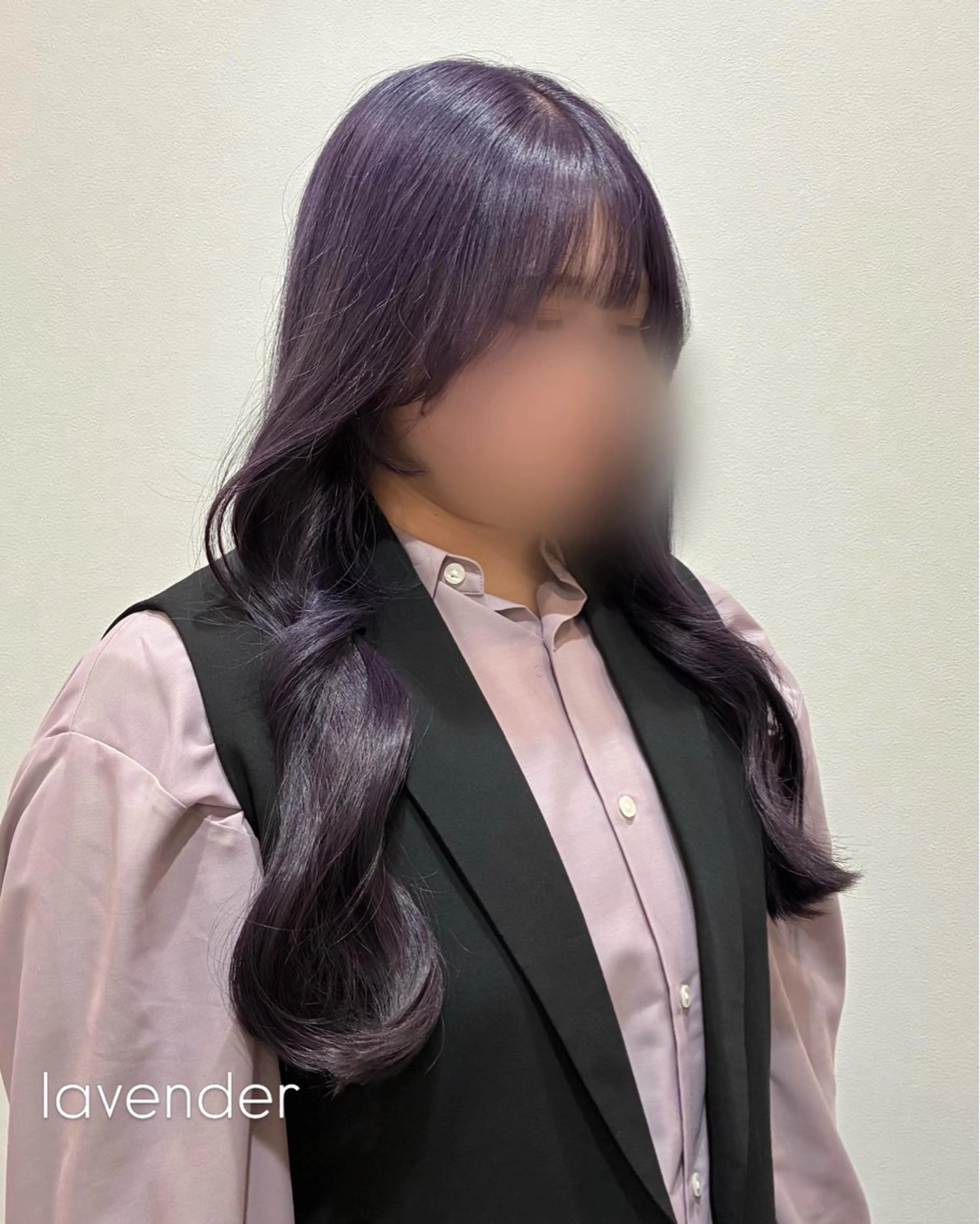ロング ヘアカラー トリートメント 柴田真衣 /ナチュラル/半個室のヘアスタイル