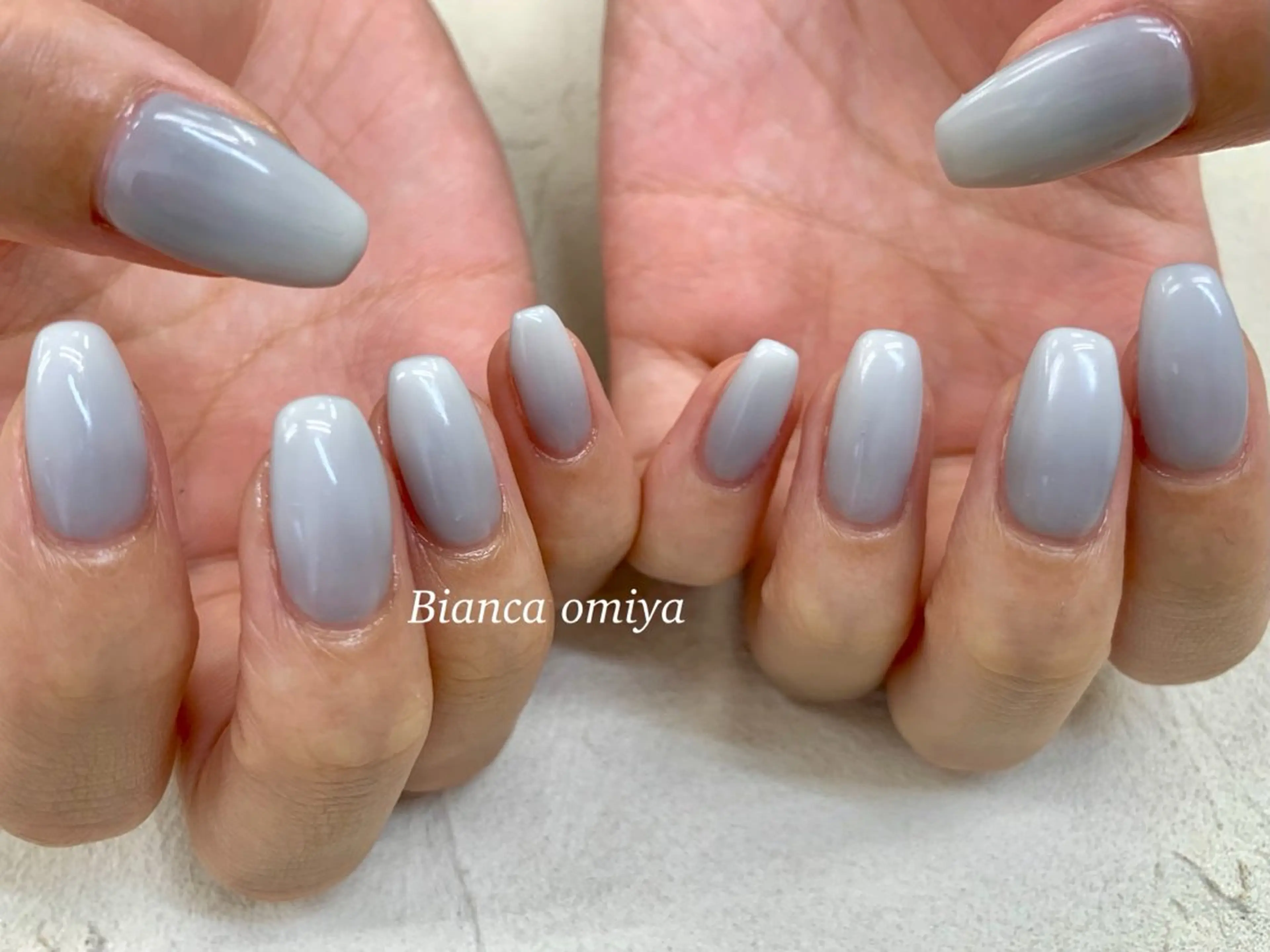 ネイル フラッシュネイル フレンチネイル ジェルネイル グラデーション マグネットネイル Bianca大宮 katoᕱ⑅ᕱﾞのネイルデザイン