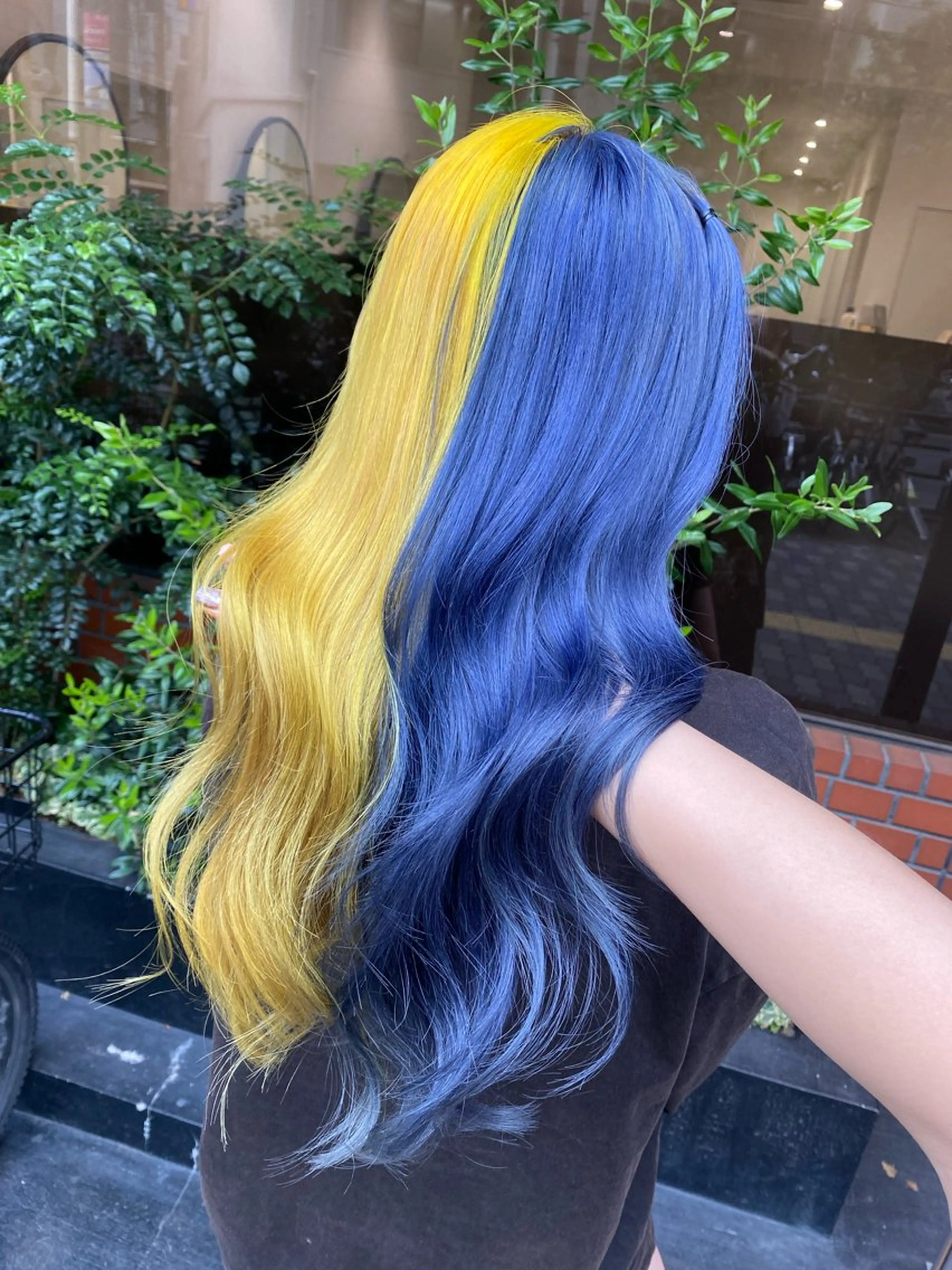 ロング カラー ヘアアレンジ デザインカラー ヘアカラー トリートメント cocotte 💟草間紫音💟のヘアスタイル