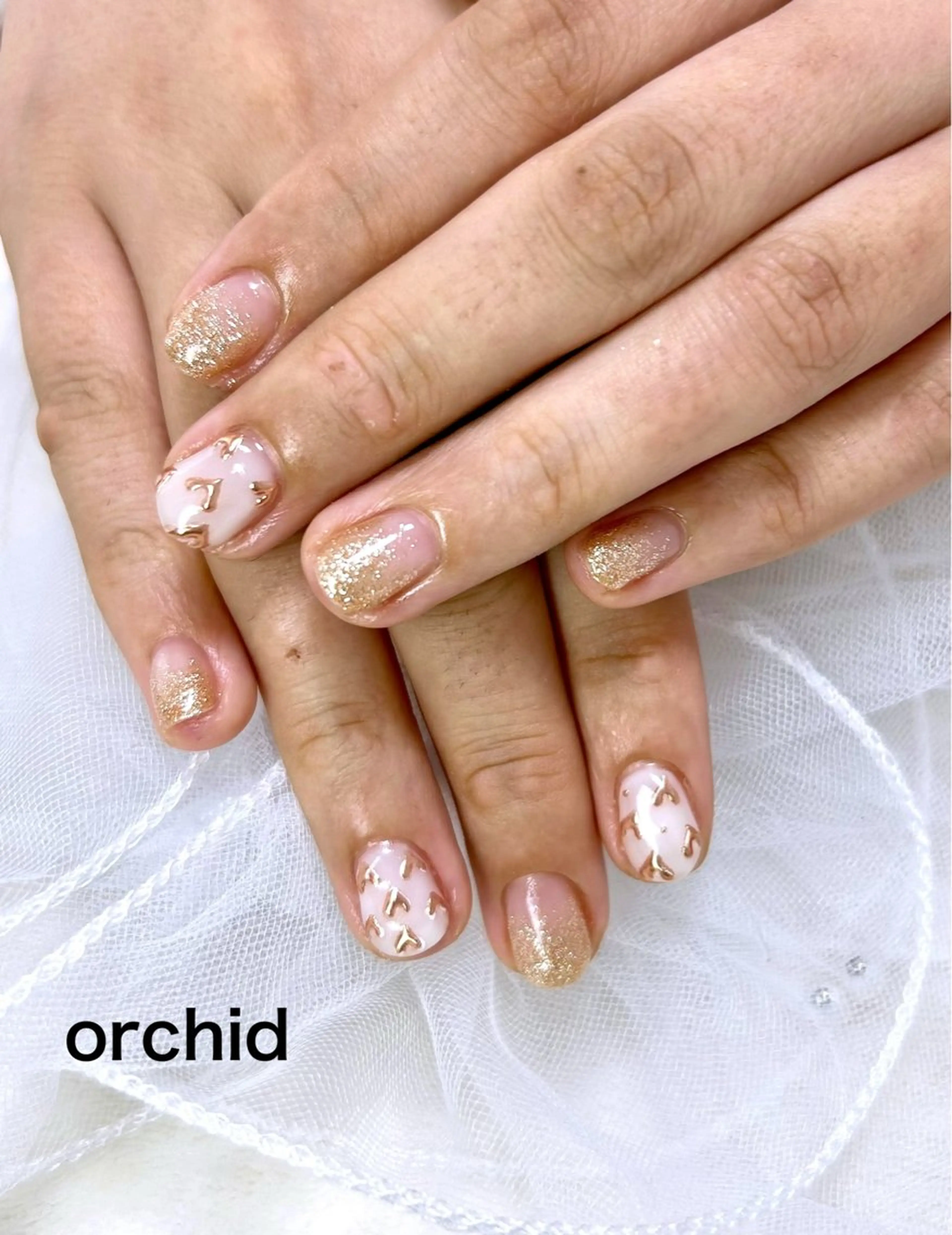 ネイル orchid ♡オーキッドのネイルデザイン