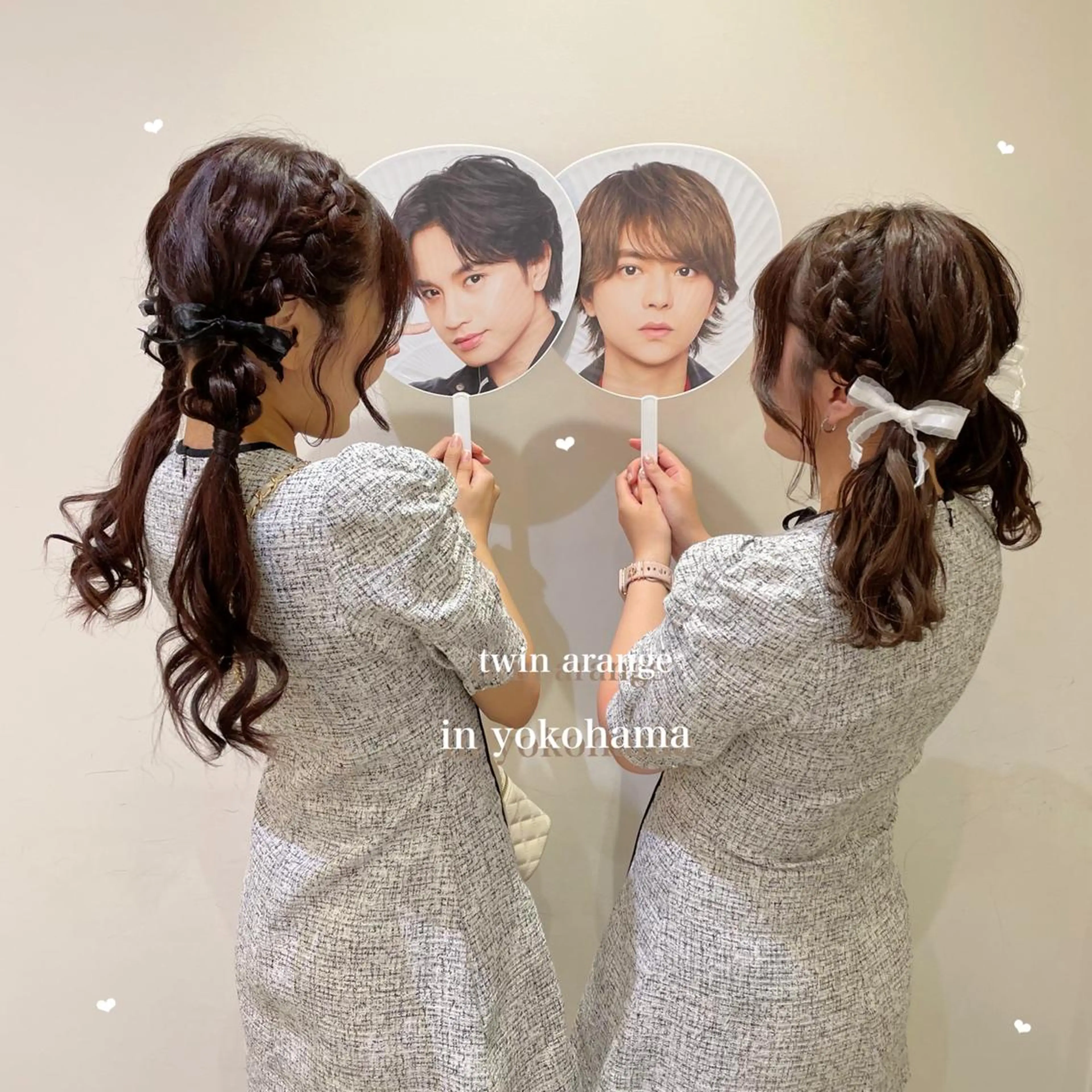 セミロング ヘアアレンジ ツインテール エクステ/ハイトーン 🐏☁️miminaのヘアスタイル