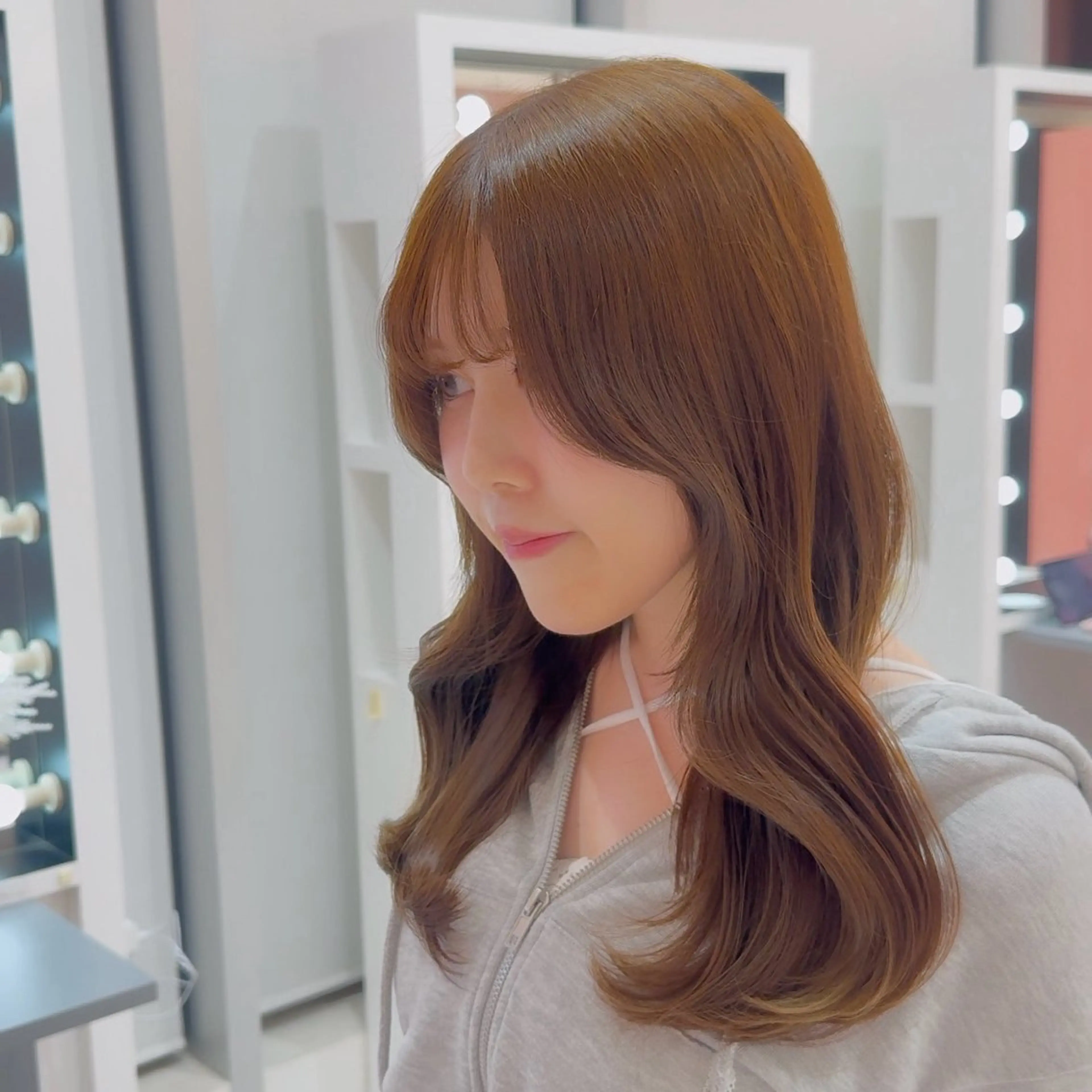 【🏰4/24.25限定クーポン🏰】カット✂️ブリーチなしダブルカラー.トリートメント🎀指名料＋¥550の写真