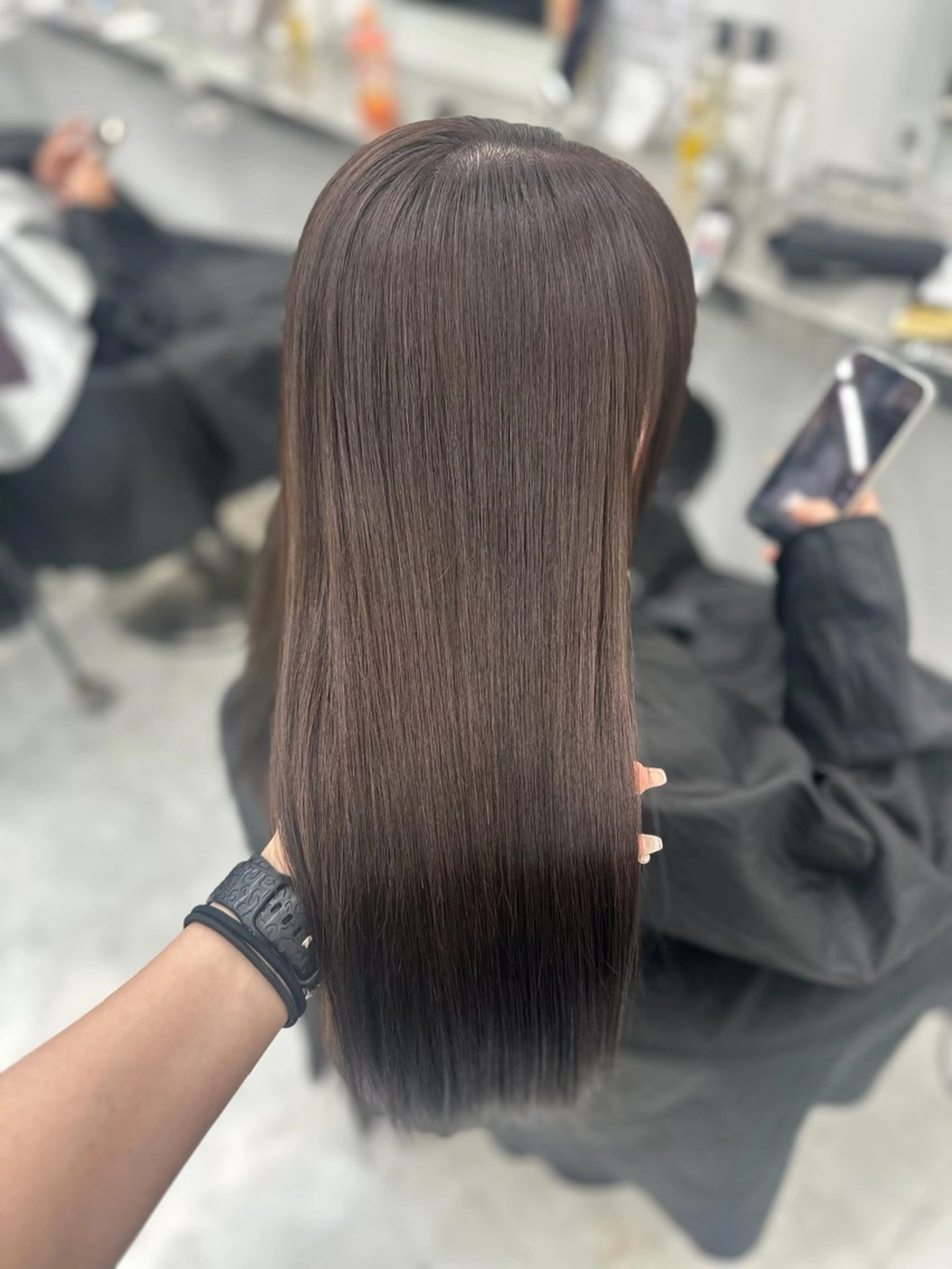 ロング カラー ヘアカラー トリートメント 透ける透明感カラー 🎀anju/渋谷のヘアスタイル