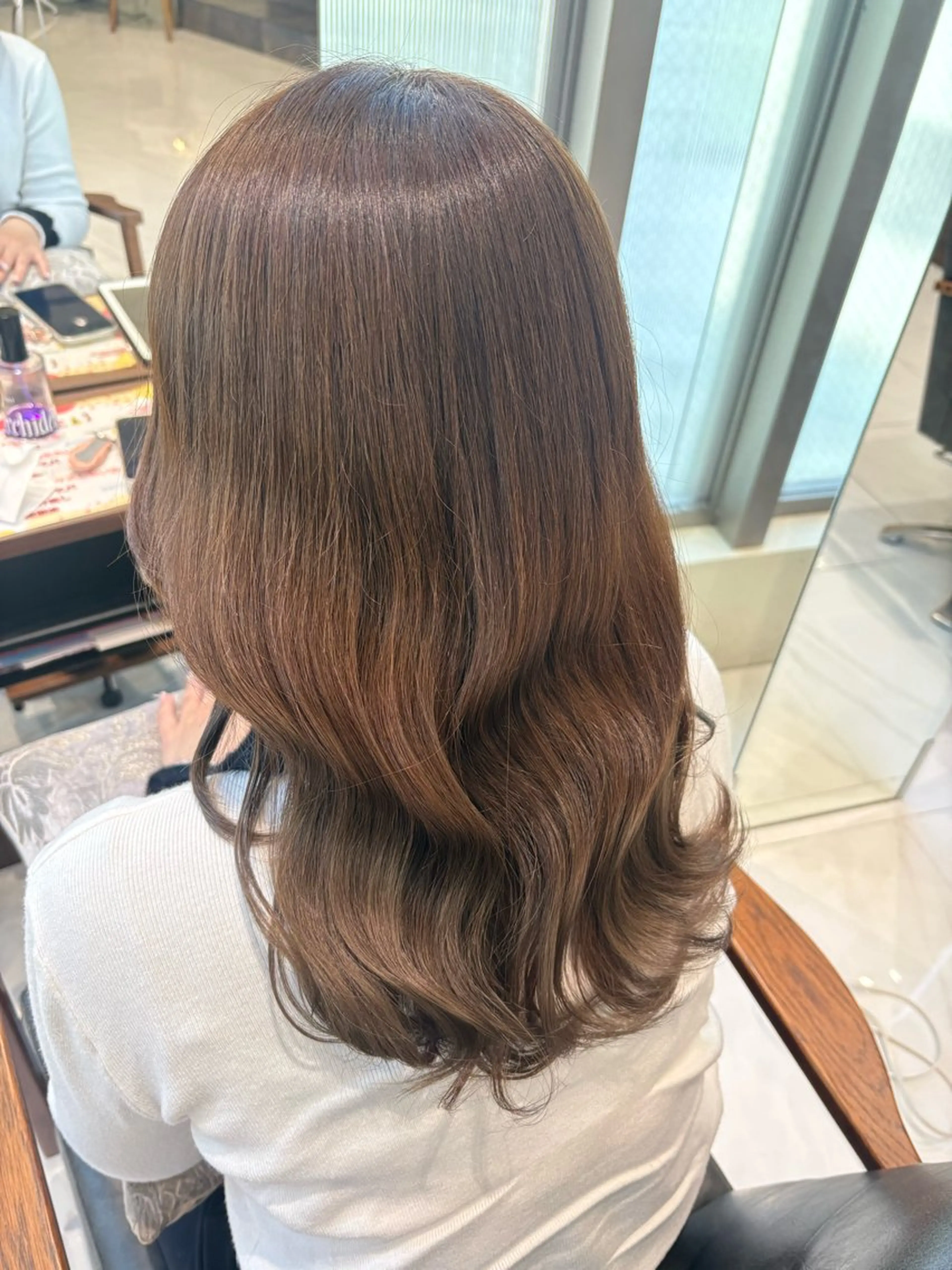 セミロング ヘアカラー トリートメント 似合わせマツエク まつパ🤎ほのりのマツエク・マツパデザイン