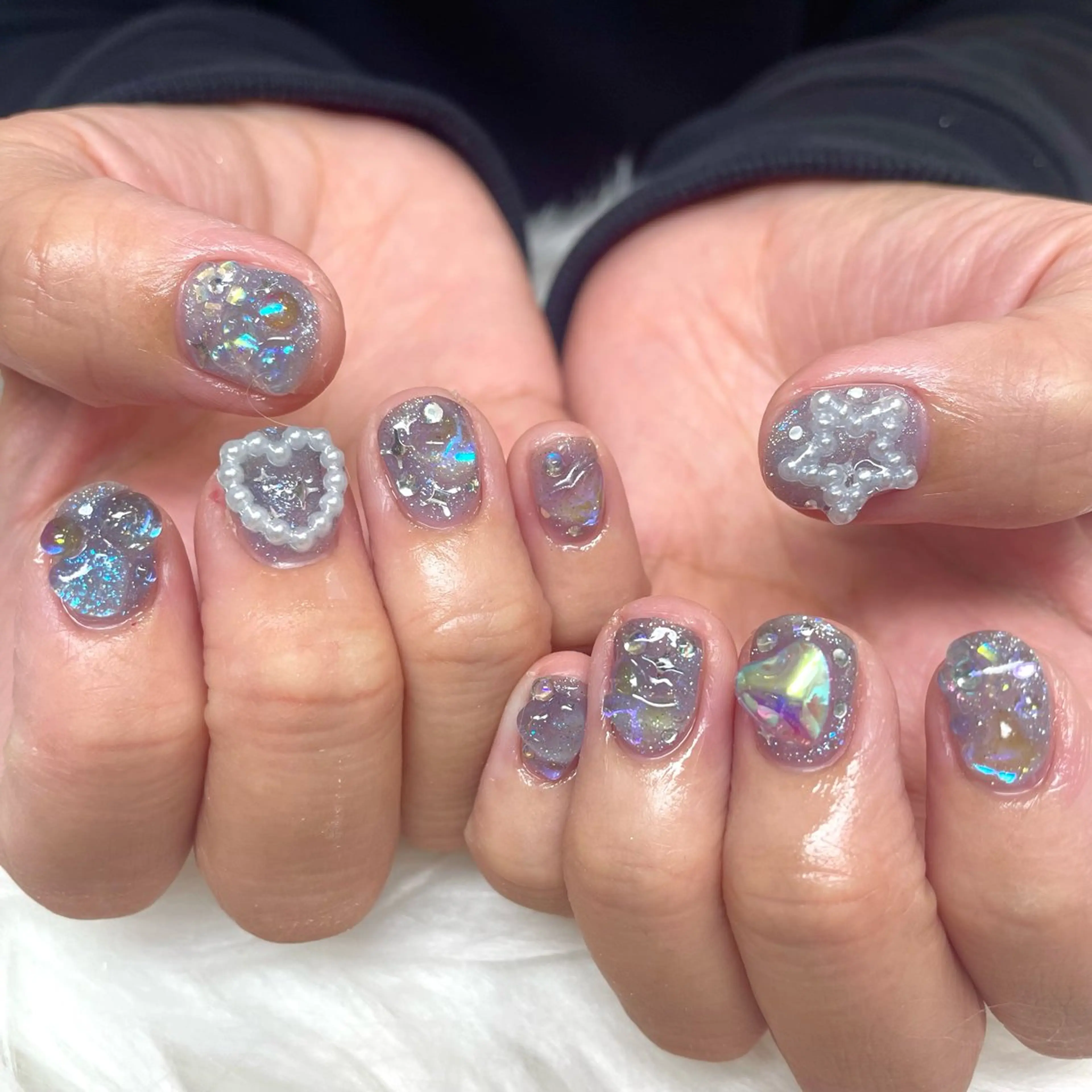 ネイル ハンドネイル 新井 ひなののネイルデザイン