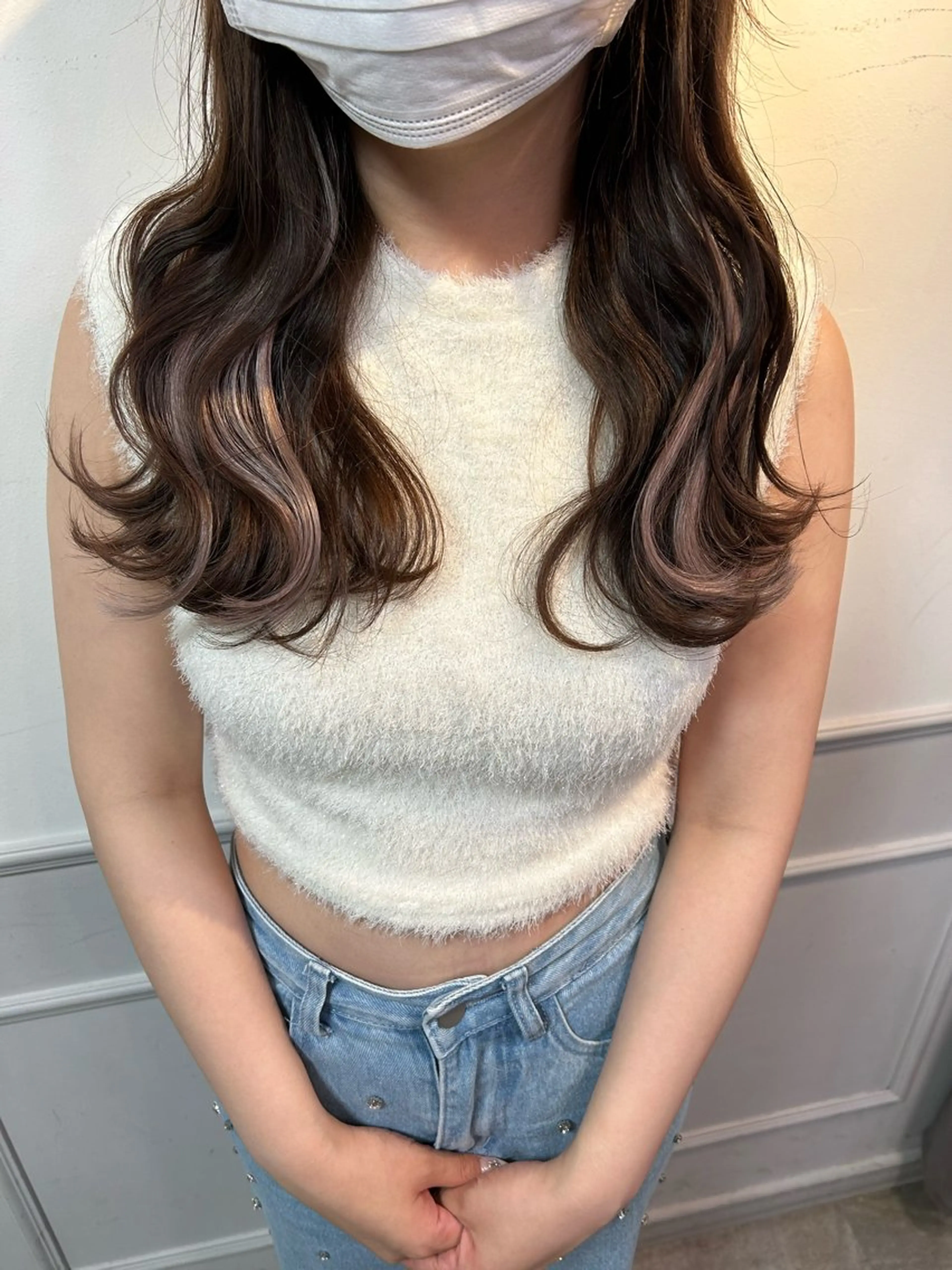 ロング カット エクステ 縮毛•ハイトーン ・着付け Runaのヘアスタイル