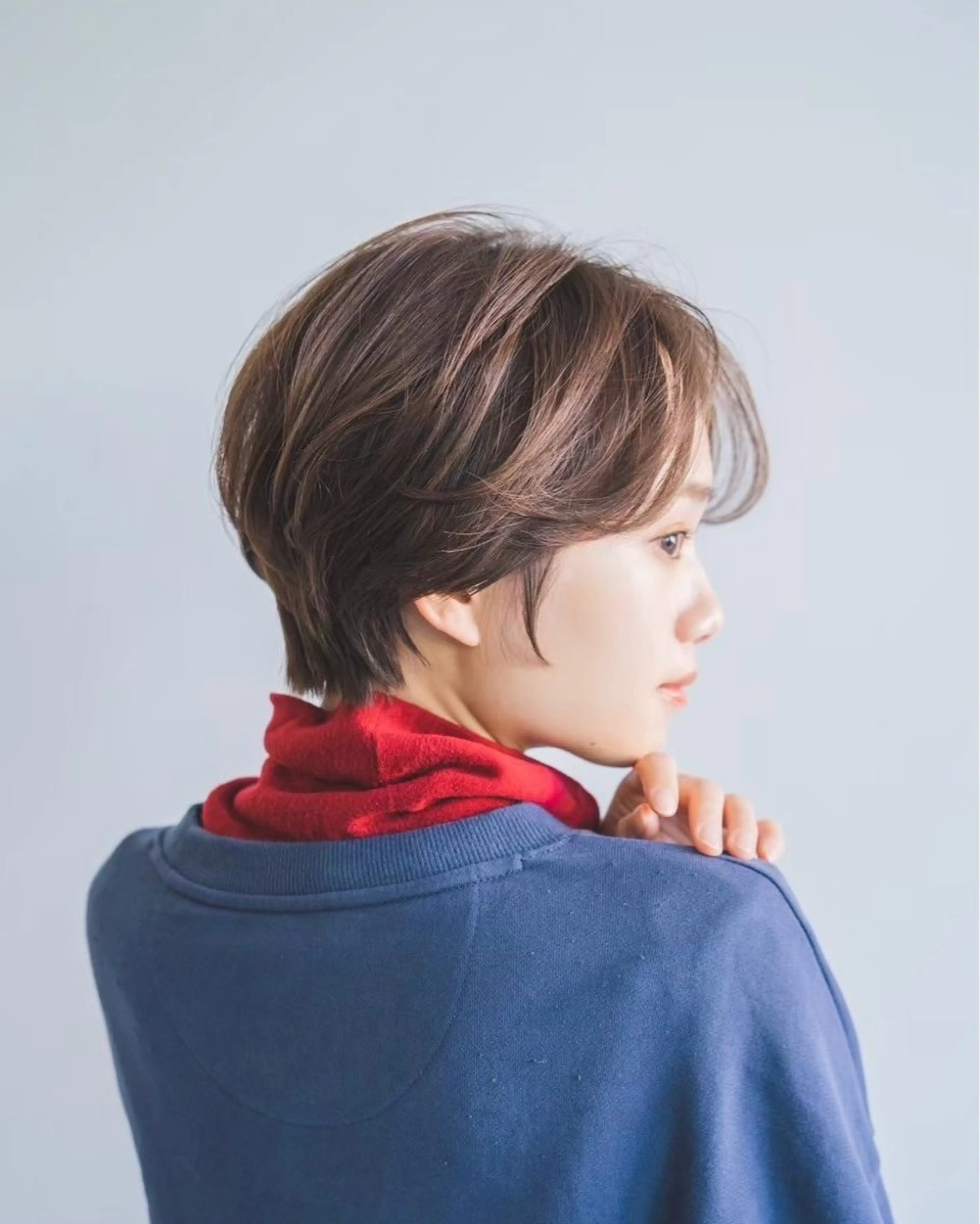 ショート カラー rion🪽 /縮毛矯正のヘアスタイル