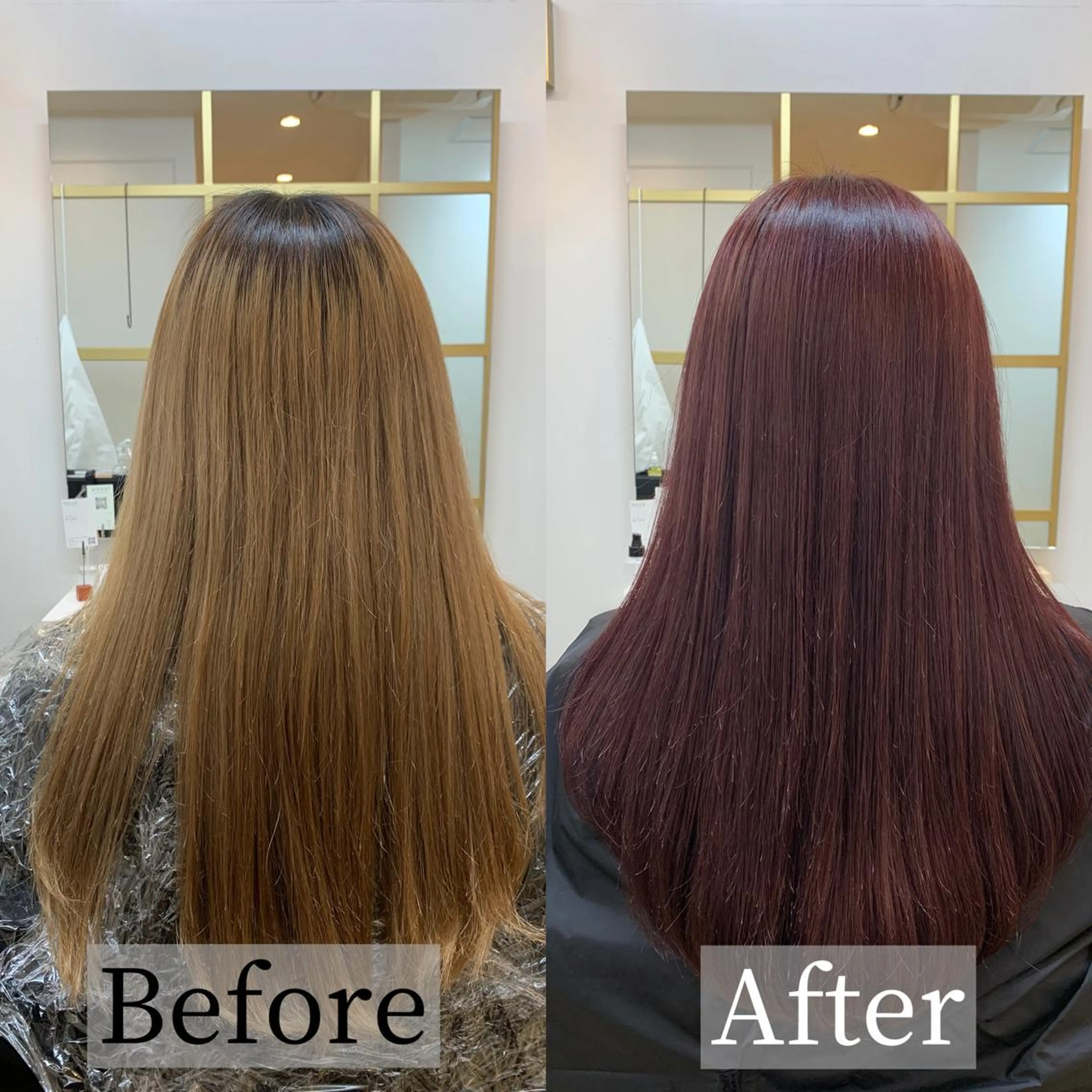 ロング カラー ブリーチ ピンクカラー MIHO /のヘアスタイル