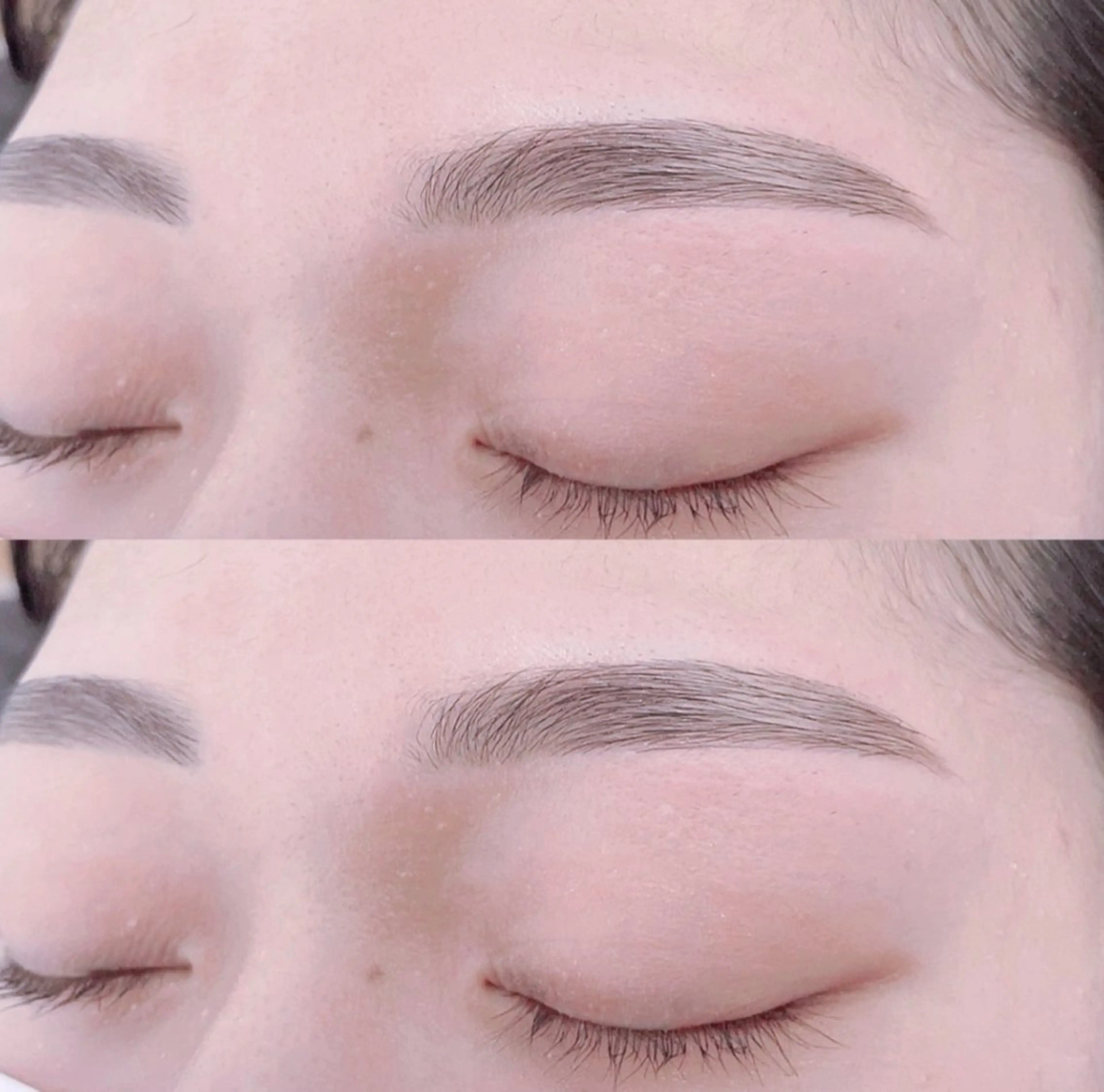 アイブロウwax🌷メイク付きの写真