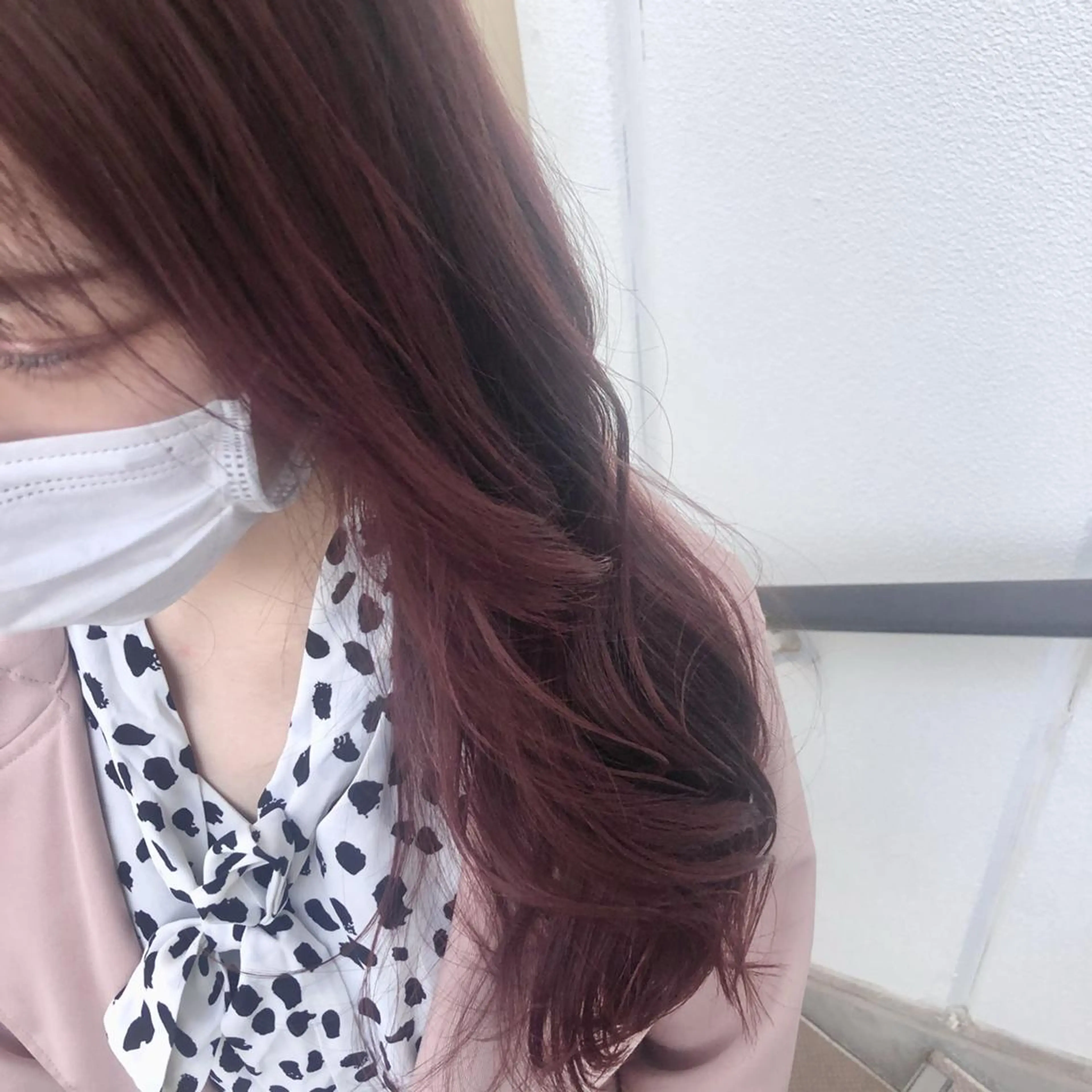 ロング カラー ラベンダーカラー ラベンダーピンク ピンクカラー beauty: beast 大名店のヘアスタイル