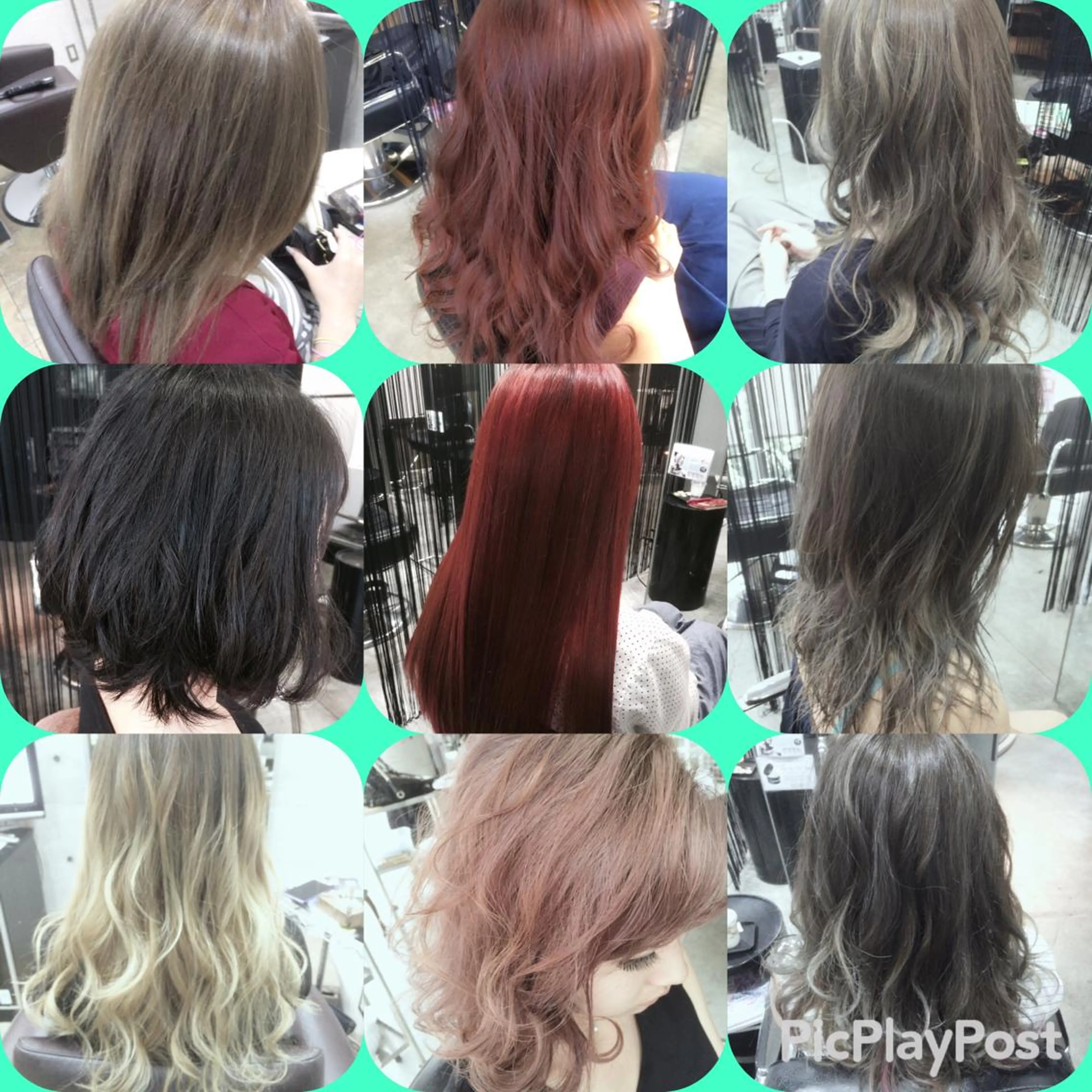 ロング カラー パーマ ヘアアレンジ SUNNY GRACEのヘアスタイル