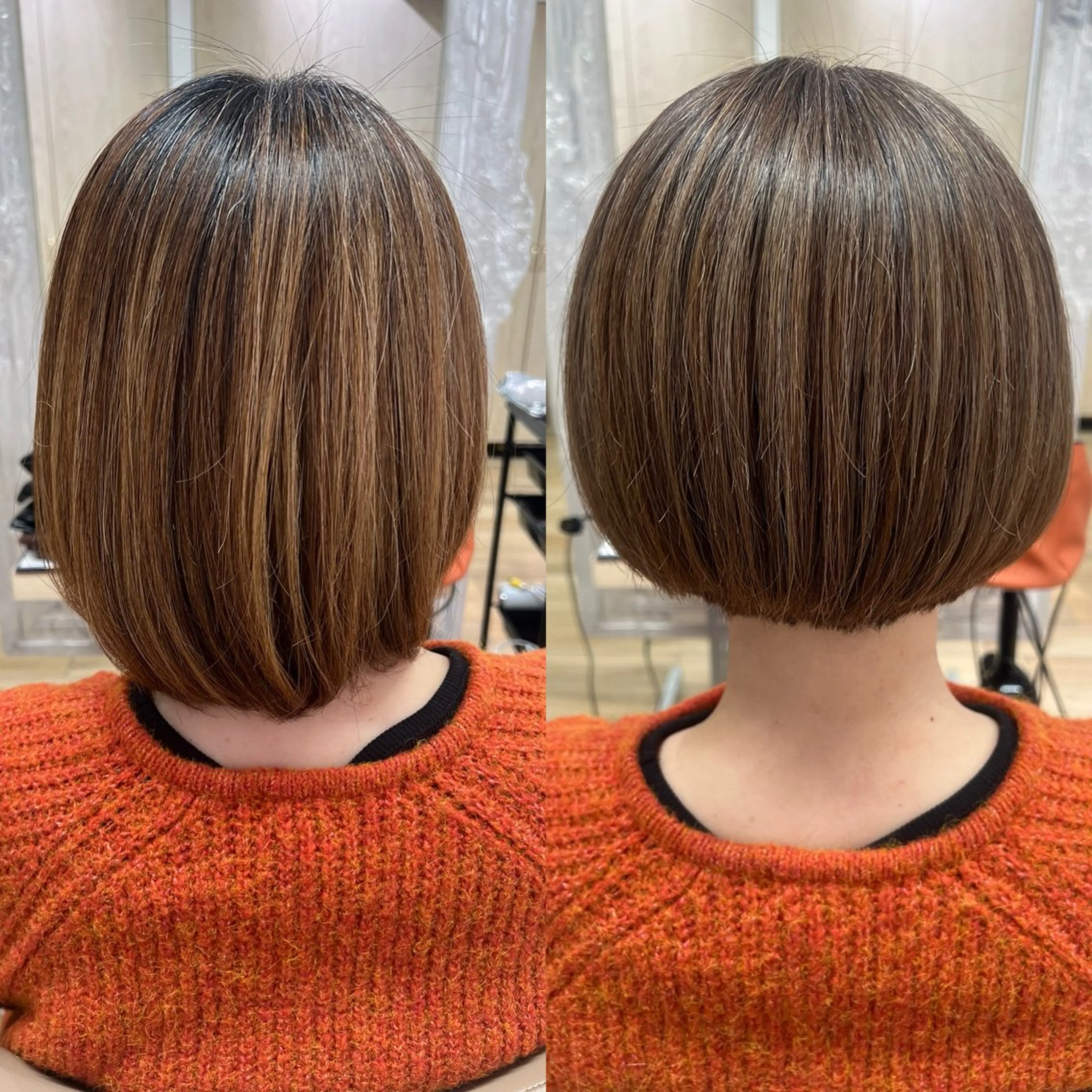 ミディアム カラー 高橋 香奈のヘアスタイル