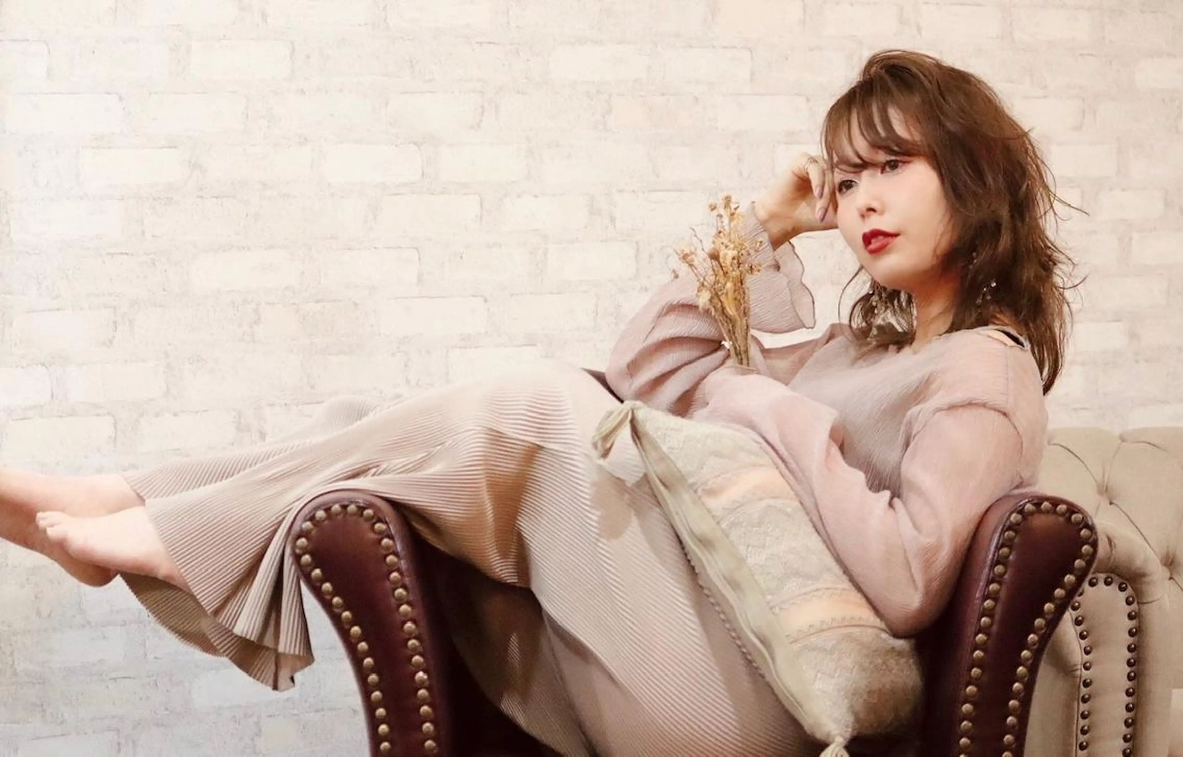 ロング カラー パーマ カット ヘアカラー トリートメント ans(アンス)所属・山上 佳汰/髪質改善/艶髪のヘアスタイル