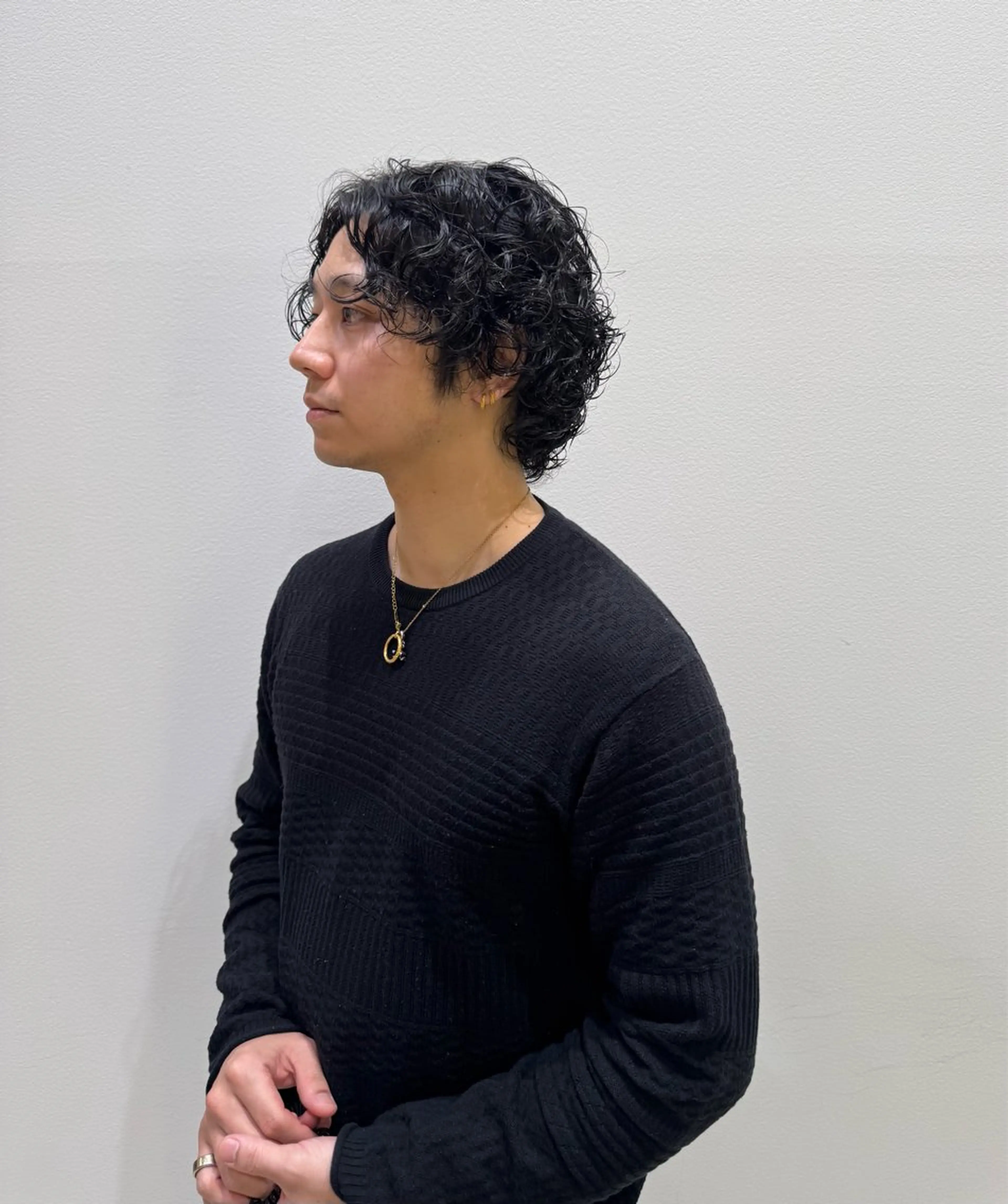 パーマ パーマ パーマモデル募集 /梅田/宿谷真那斗のヘアスタイル