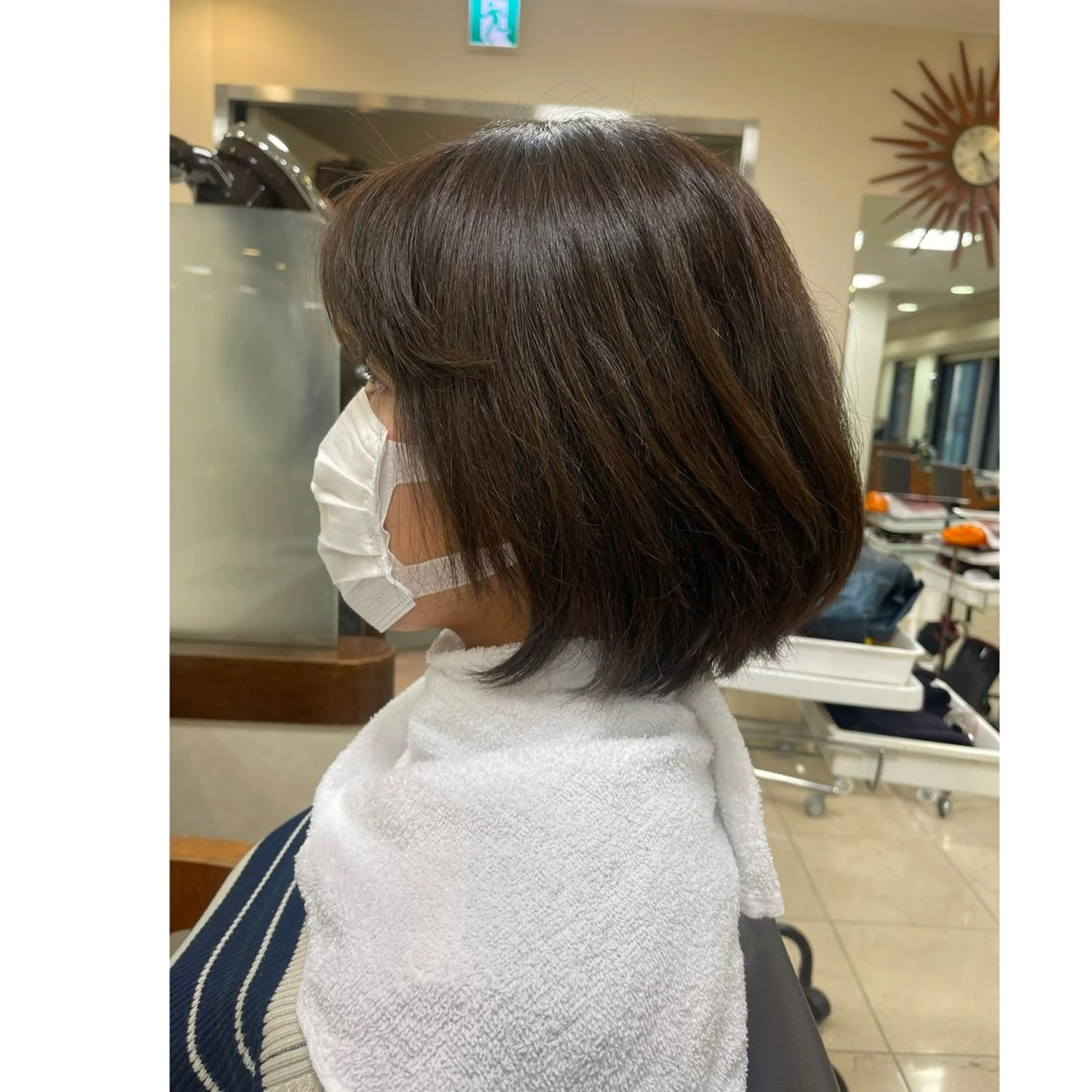 ミディアム パーマ ミディアムパーマ 渋谷 りなのヘアスタイル