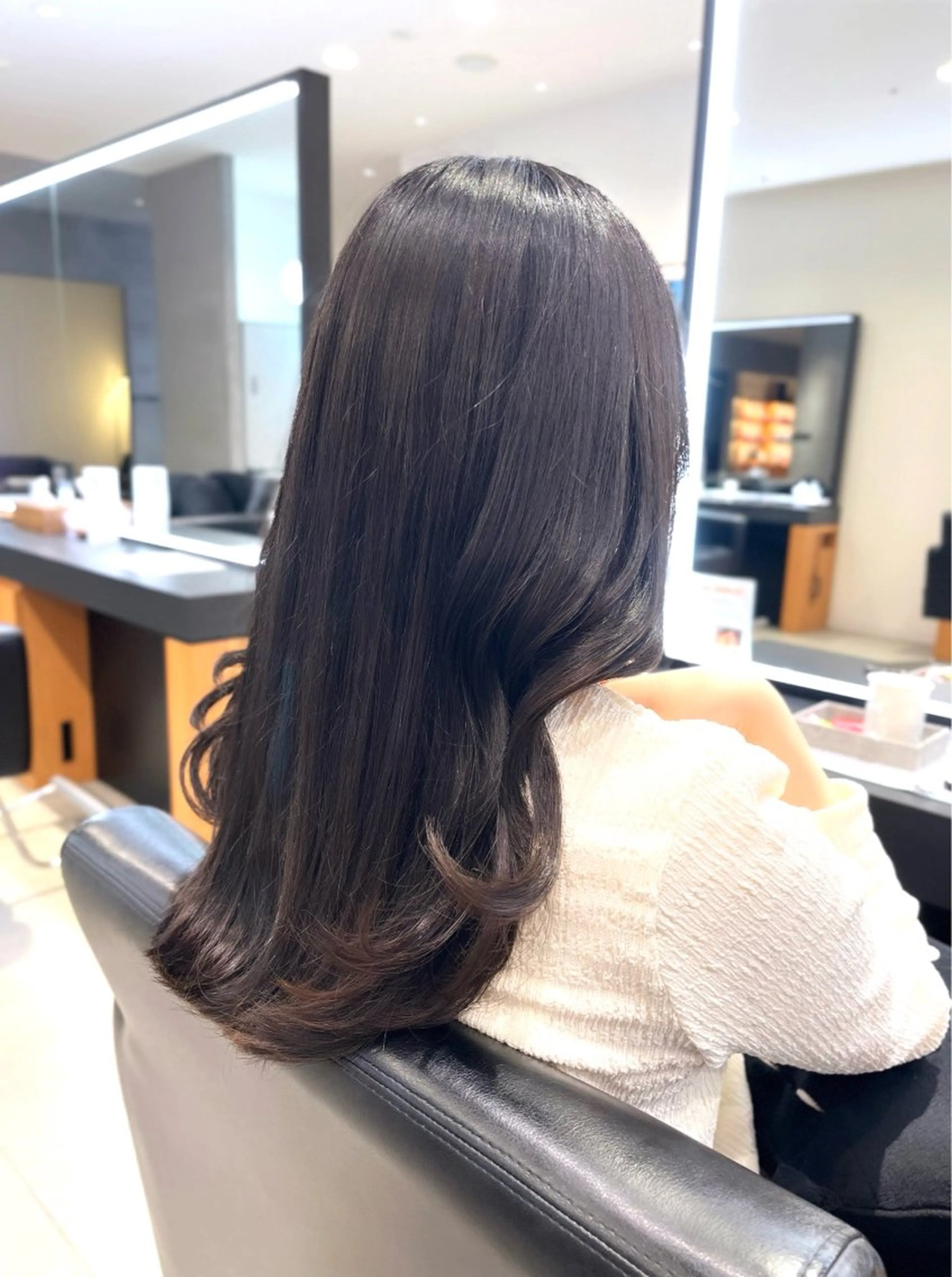 ロング カット ヘアカラー トリートメント AYU (ému) 伏見/髪質改善のヘアスタイル