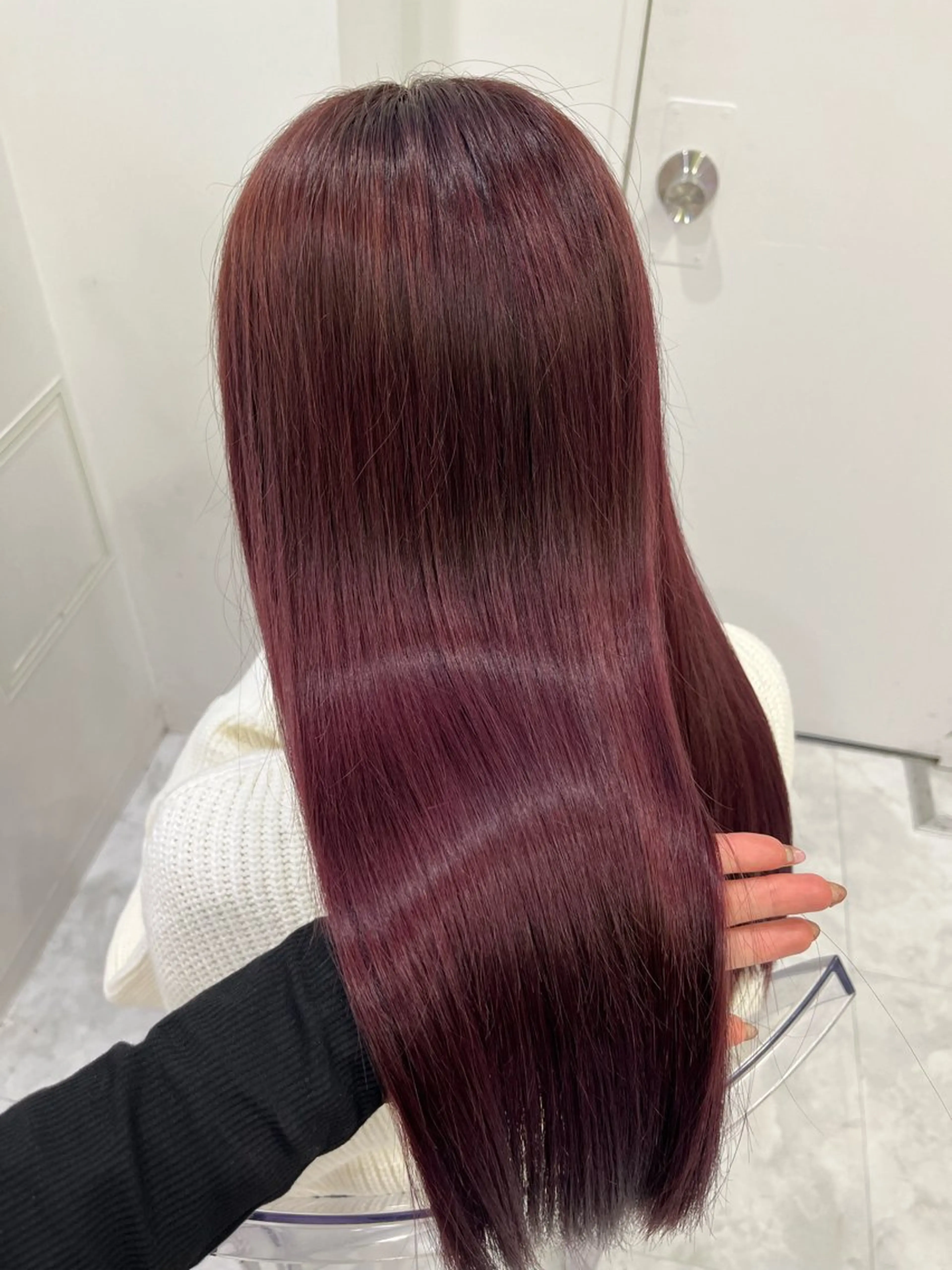 ロング カラー ガーリー♡女の子っぽ ヘア♡ピンクカラー♡のヘアスタイル