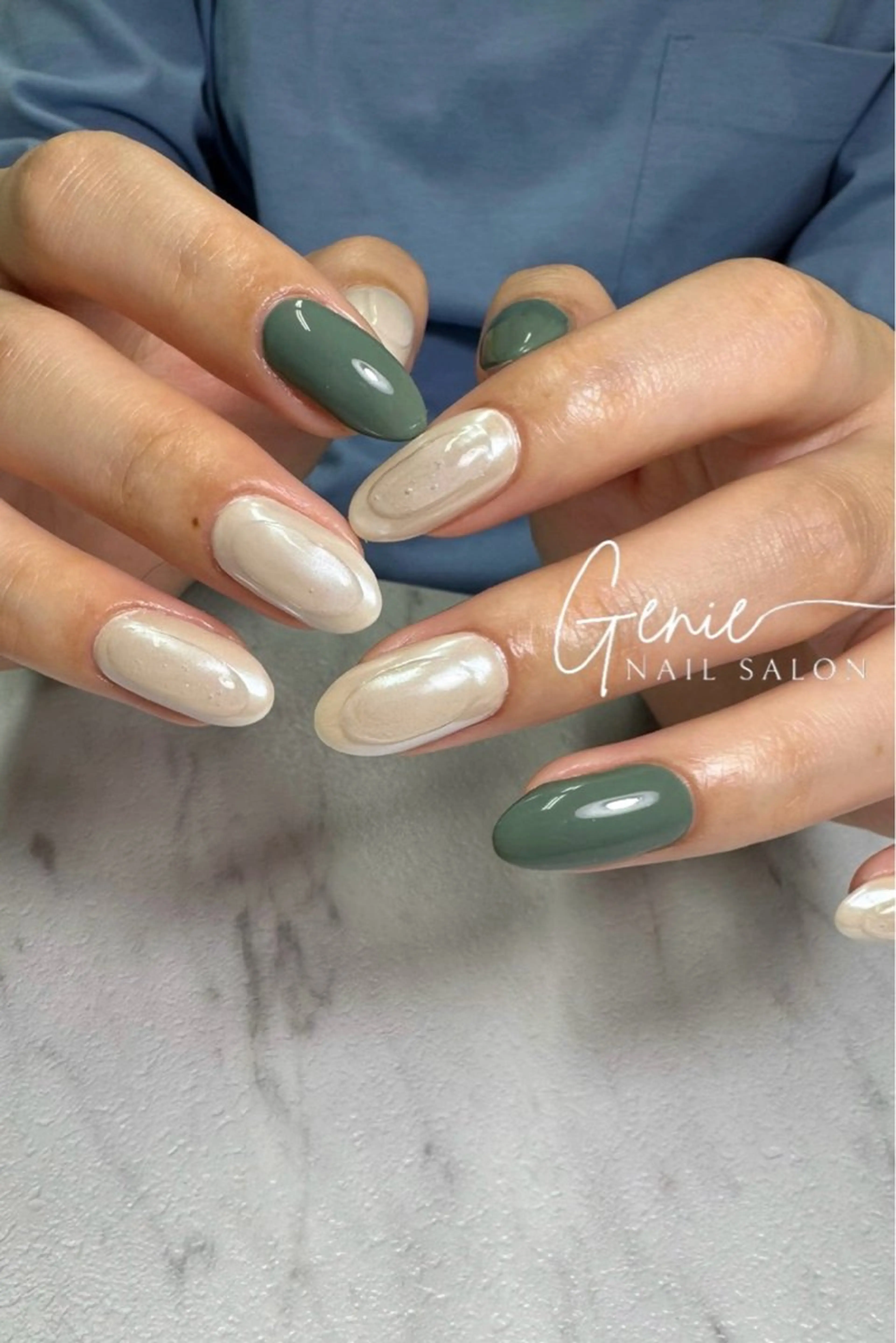 ネイル ニュアンスネイル ハンドネイル Nail salon Genieのネイルデザイン