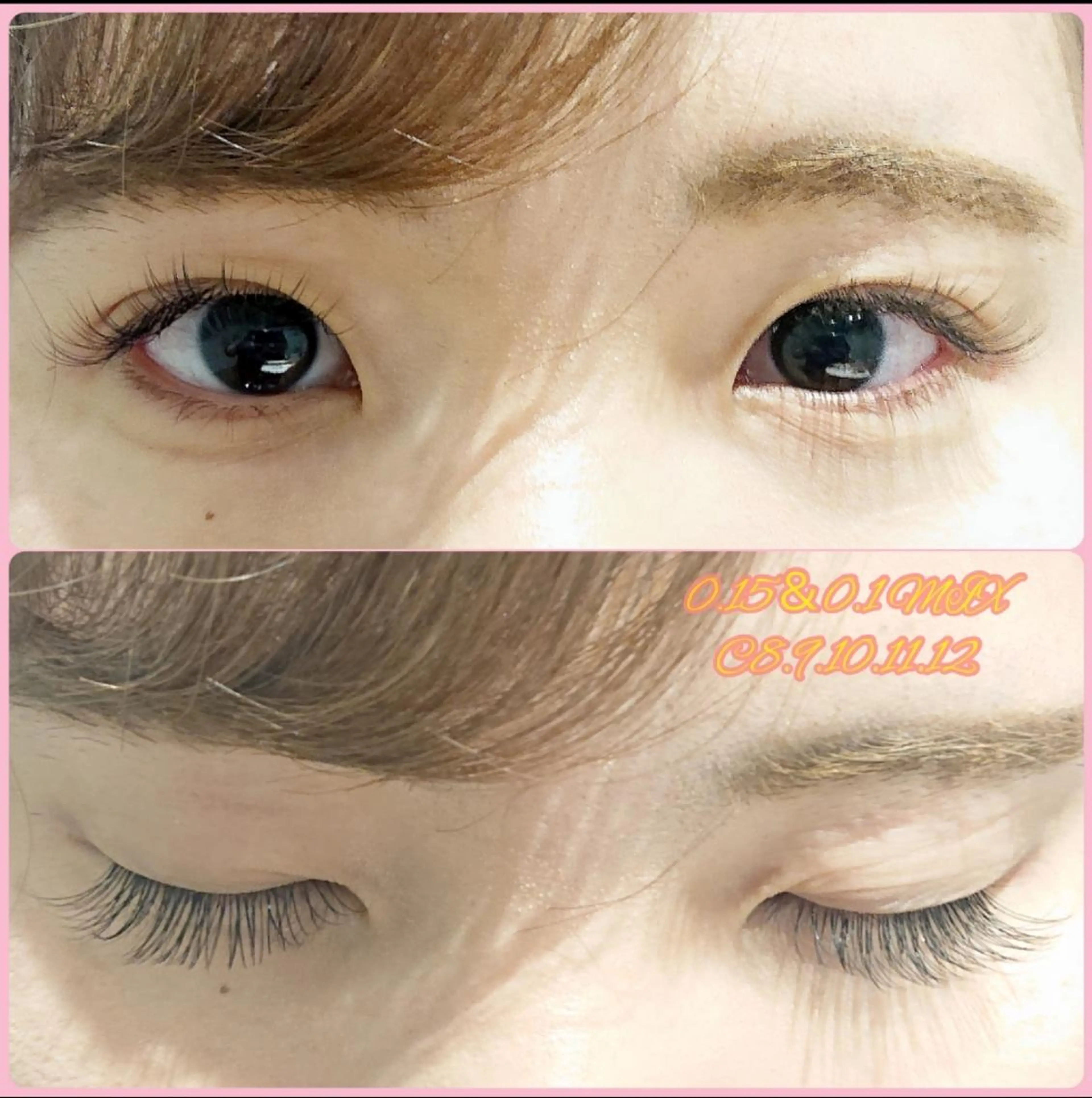 マツエク・マツパ 目尻長め ミンク マツエク blossom🌺 井比のマツエク・マツパデザイン