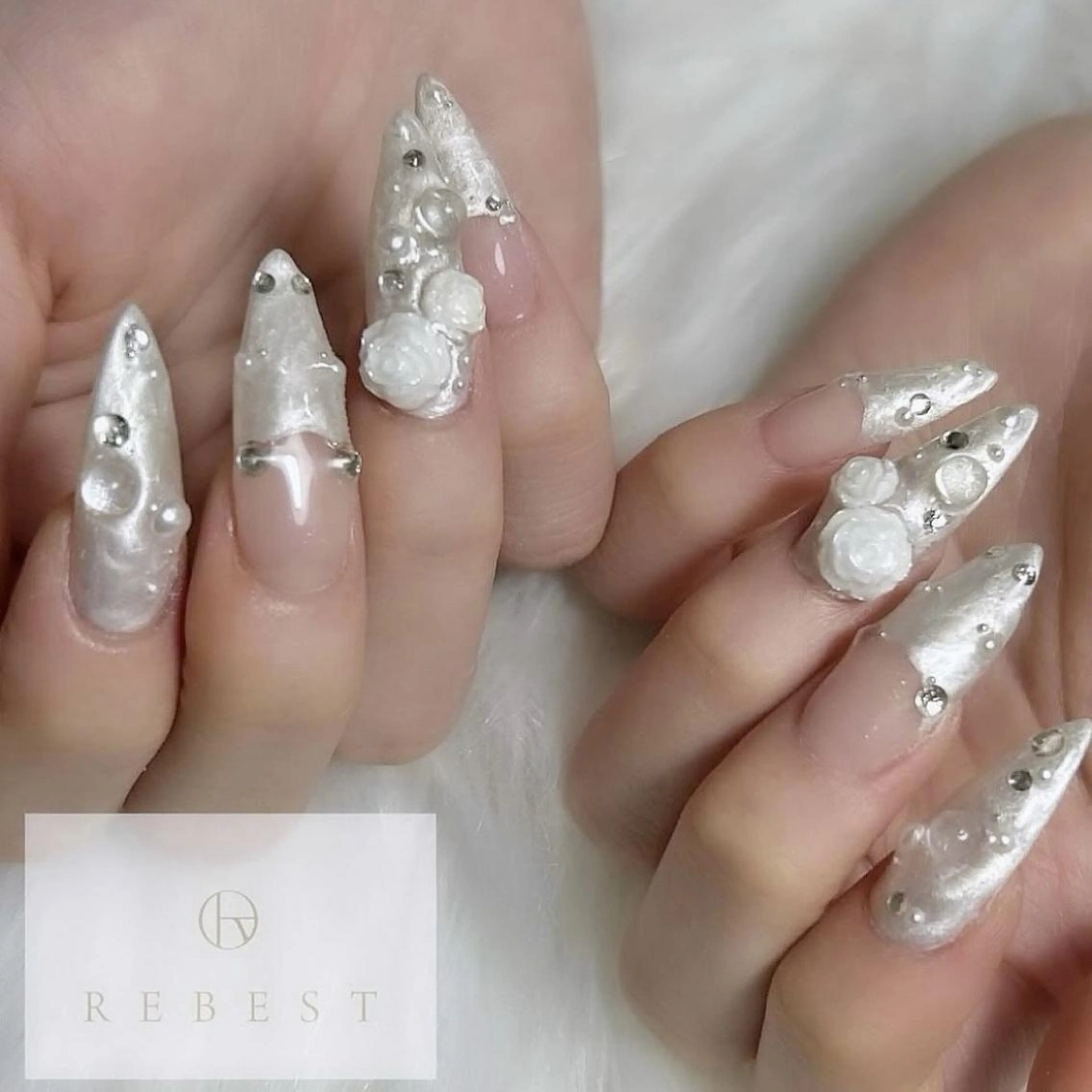 ネイル ハンドネイル REBEST南森町 nail🪽のネイルデザイン