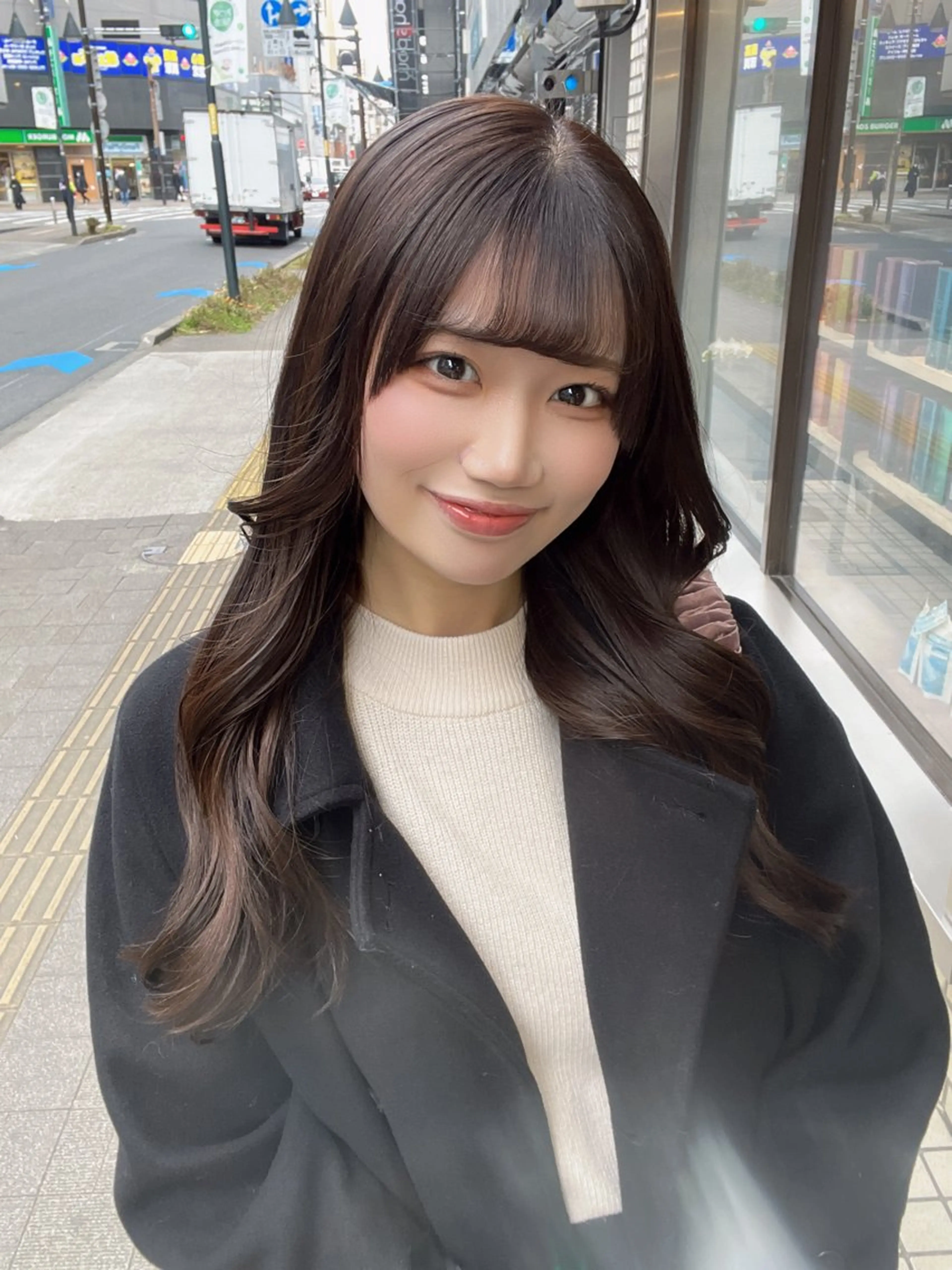 肌色に合いやすいベージュカラー＆ブラウンカラー🤎プチトリートメント付き🌿‬2回目以降のお客様用です✨の写真