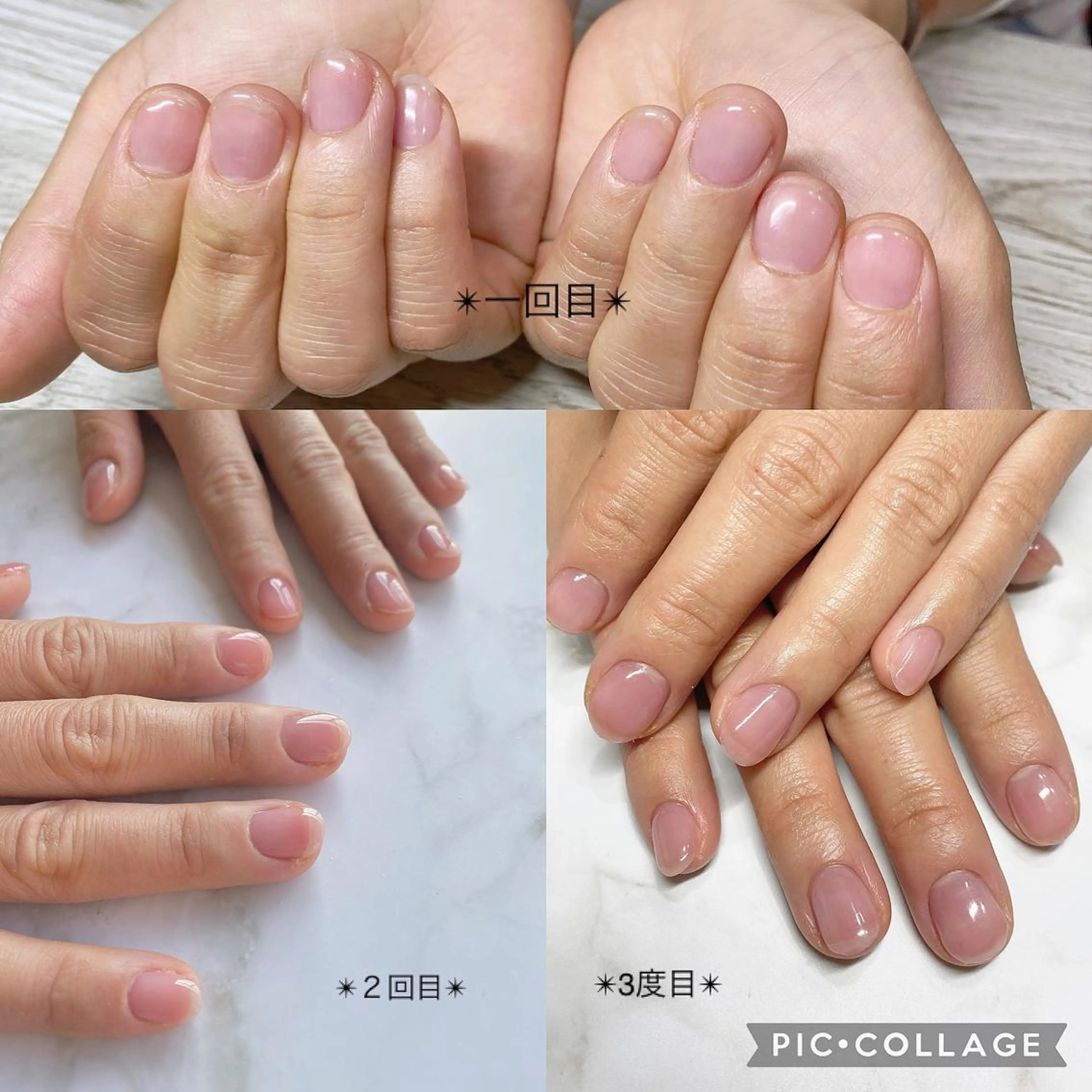 ネイル クリアネイル ジェルネイル crystal ⭐︎ colorのネイルデザイン