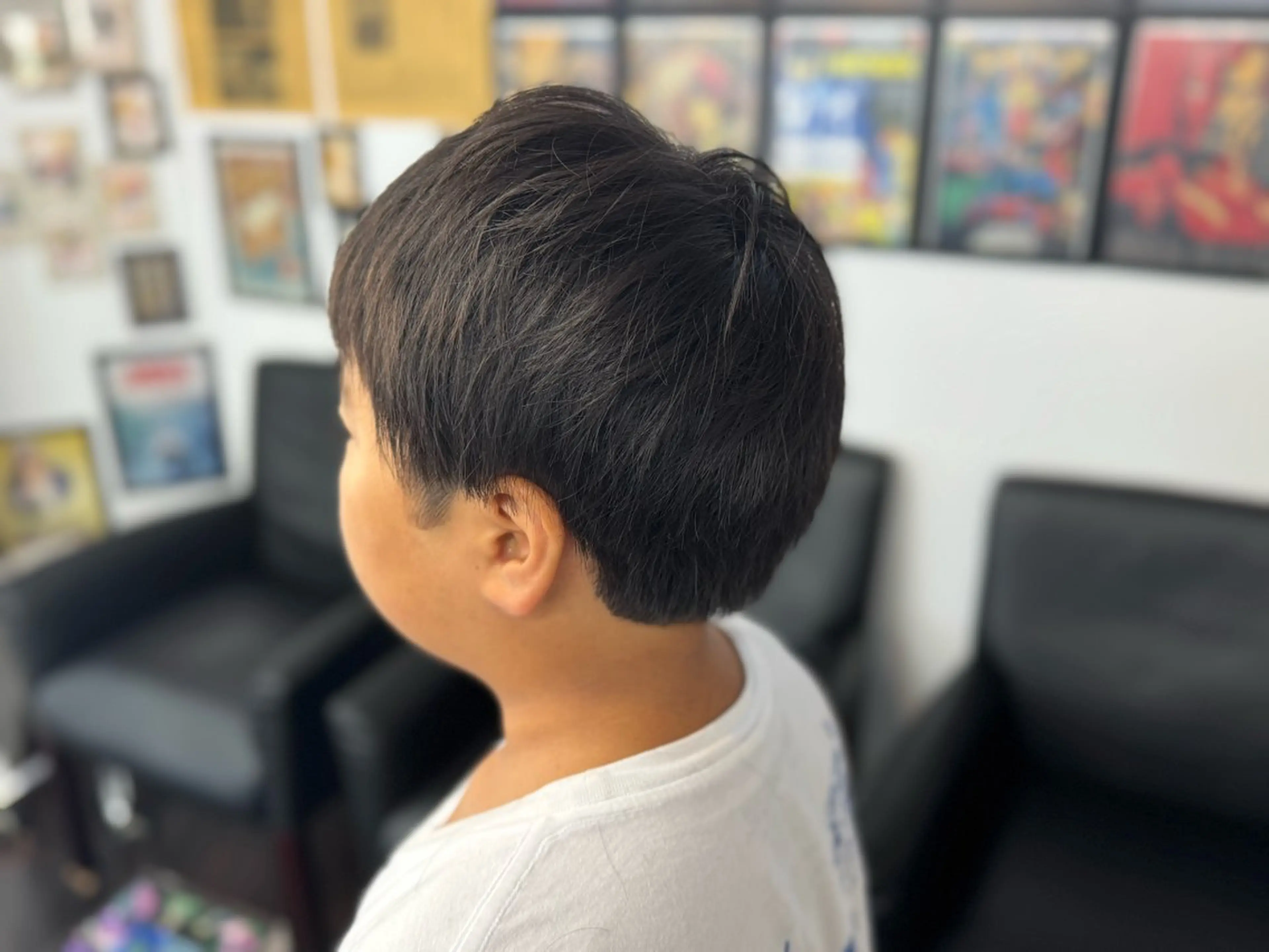 ショート メンズ キッズ カット パピプ理容室 三浦海岸のヘアスタイル