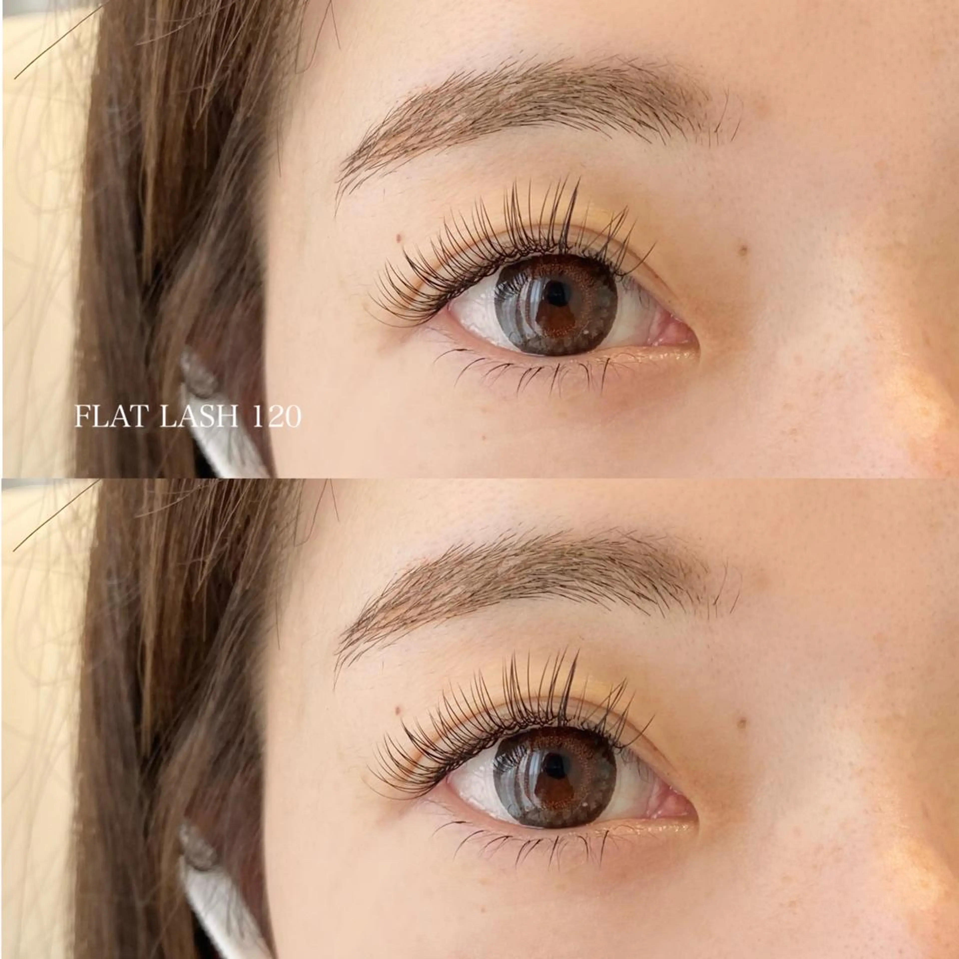 マツエク・マツパ フラットラッシュ Lowen kahoのマツエク・マツパデザイン