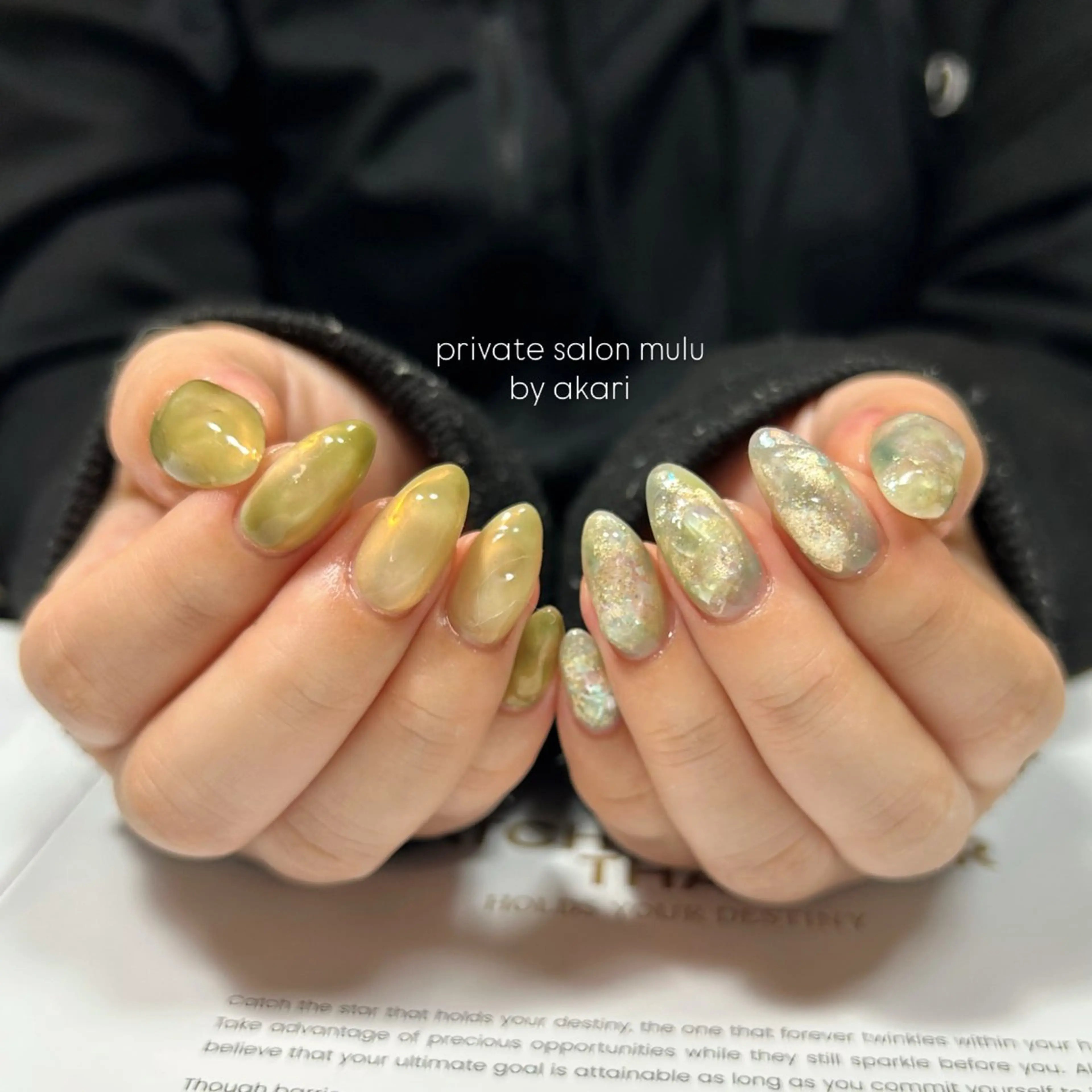 ネイル アートネイル ハンドネイル 《mulu》 akariのネイルデザイン