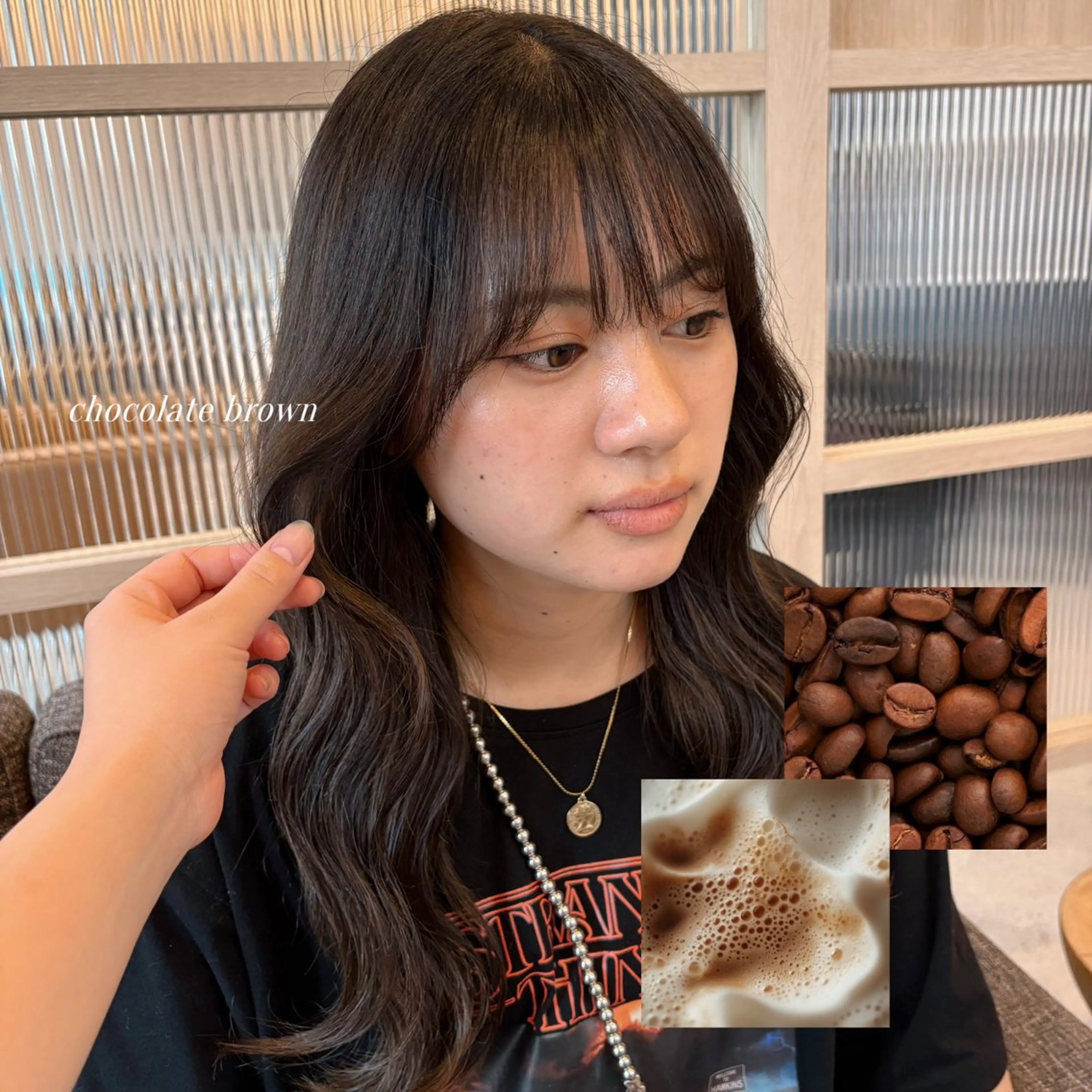 カラー ヘアアレンジ えんどう ゆめはのヘアスタイル